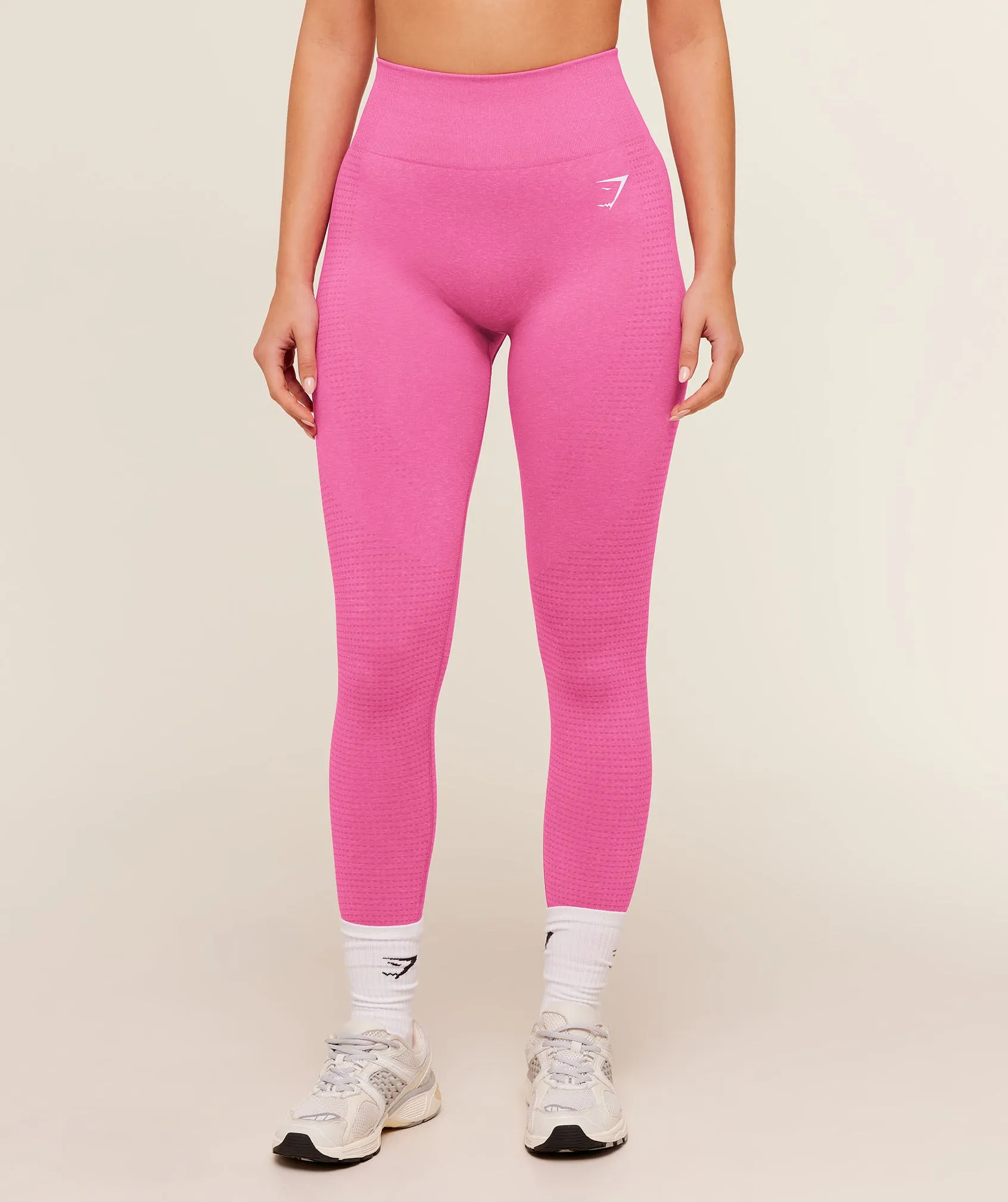 Gymshark Vital Regular Leggings - Super-Set Pink/Marl sold by Gymshark