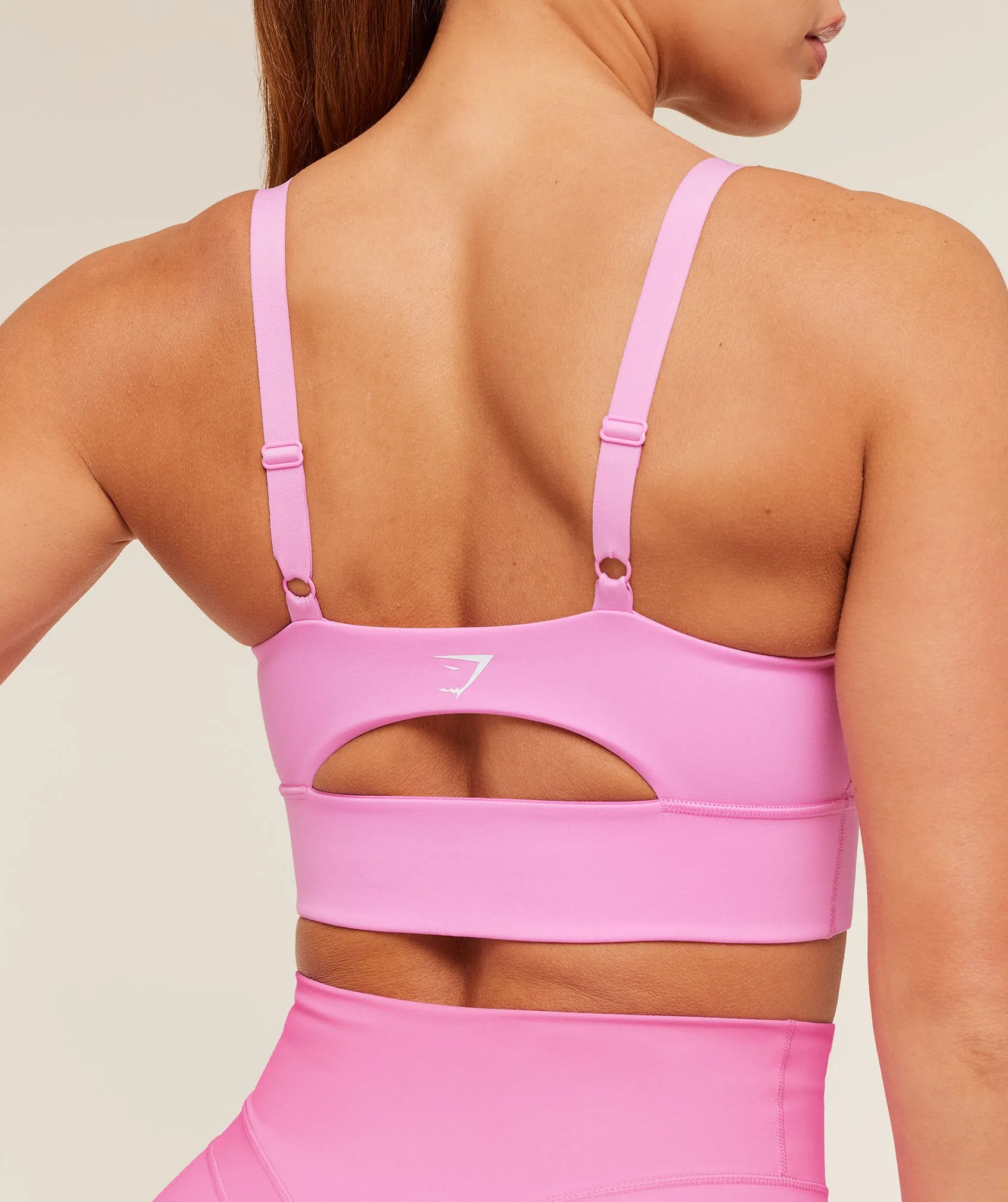 Gymshark Twist Front Sports Bra - Focus Pink sold by Gymshark product image thumbnail 4