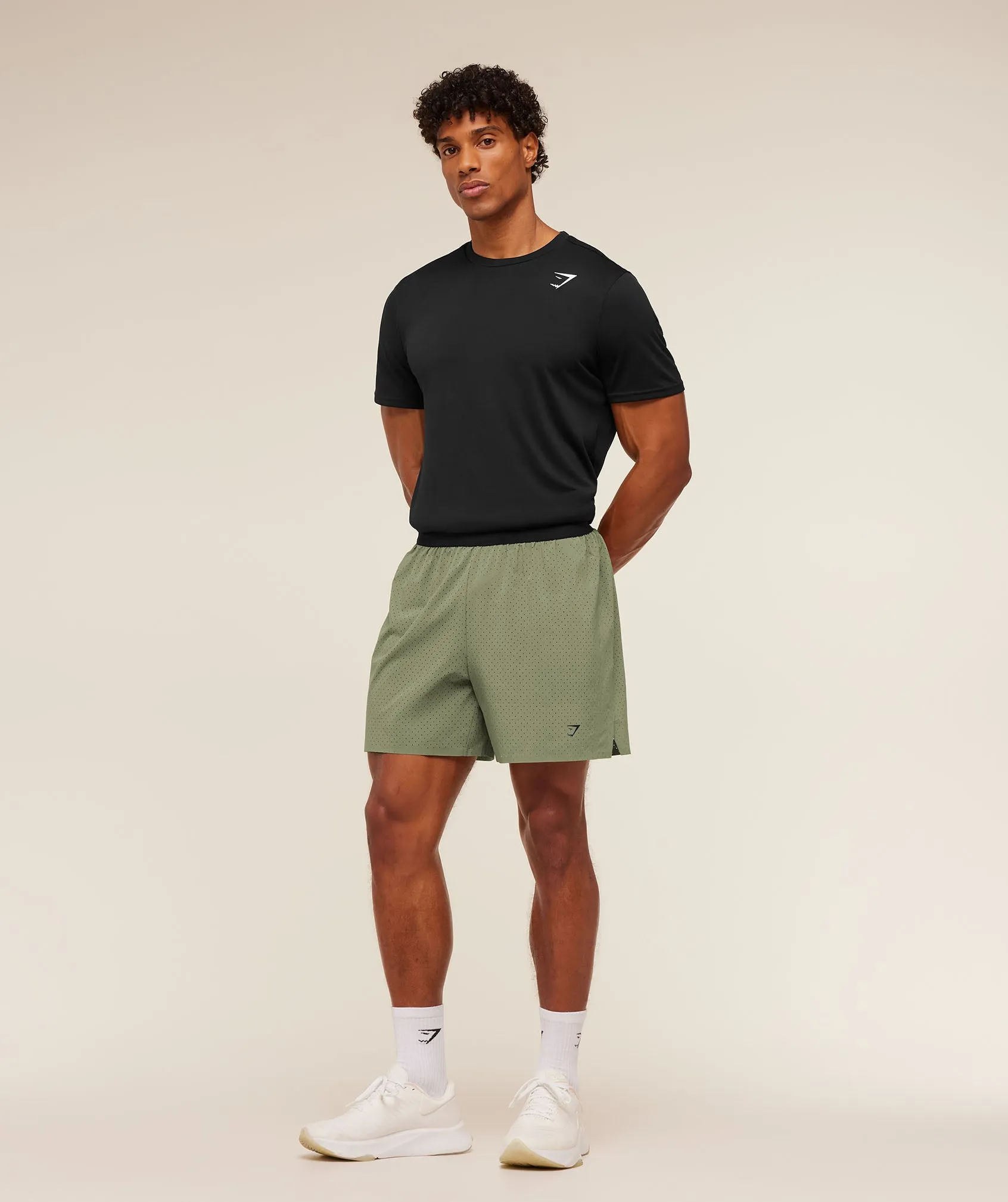Gymshark Sport Zero 5" Shorts - Grounded Green sold by Gymshark product image thumbnail 4