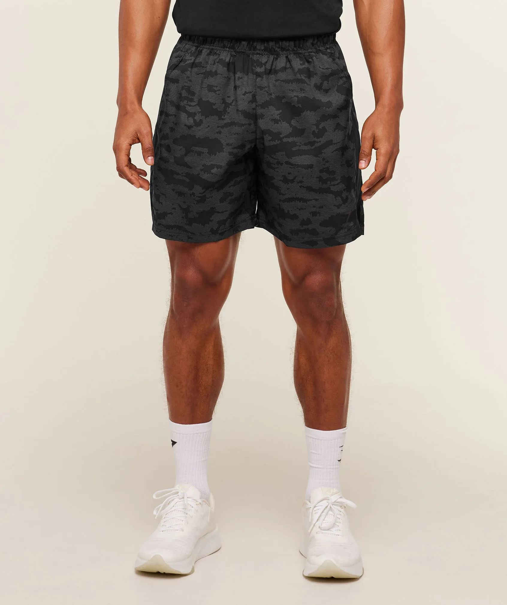 Gymshark Sport 7" Shorts - Grey/Black sold by Gymshark product image thumbnail 2
