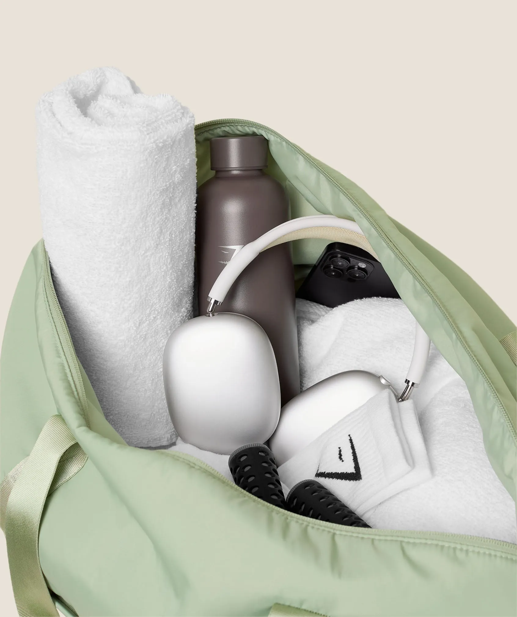 Gymshark Mode Duffle Bag - Haze Green sold by Gymshark product image thumbnail 2