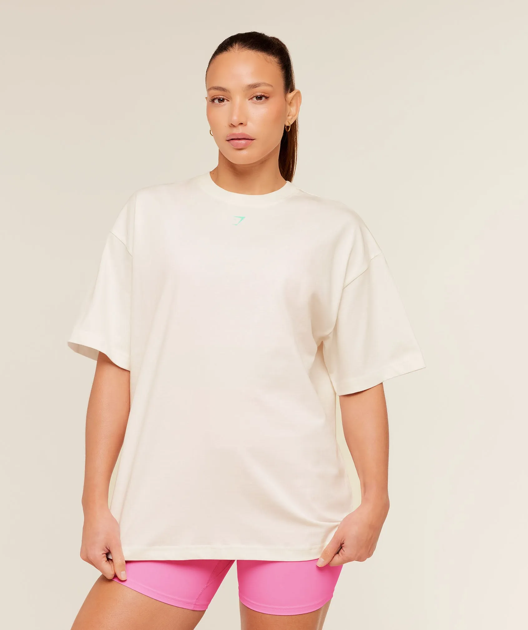 Gymshark Glutey Calls Graphic T-Shirt - Soft White sold by Gymshark product image thumbnail 2