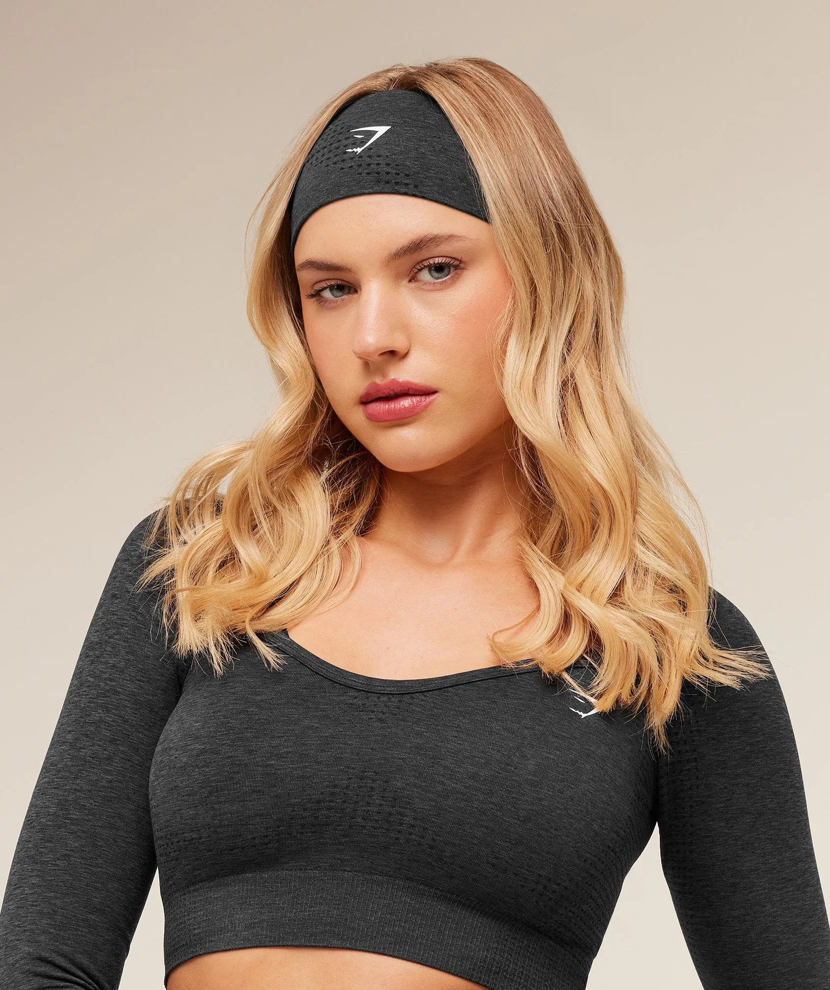 Gymshark Vital Headband - Black Marl sold by Gymshark product image thumbnail 2
