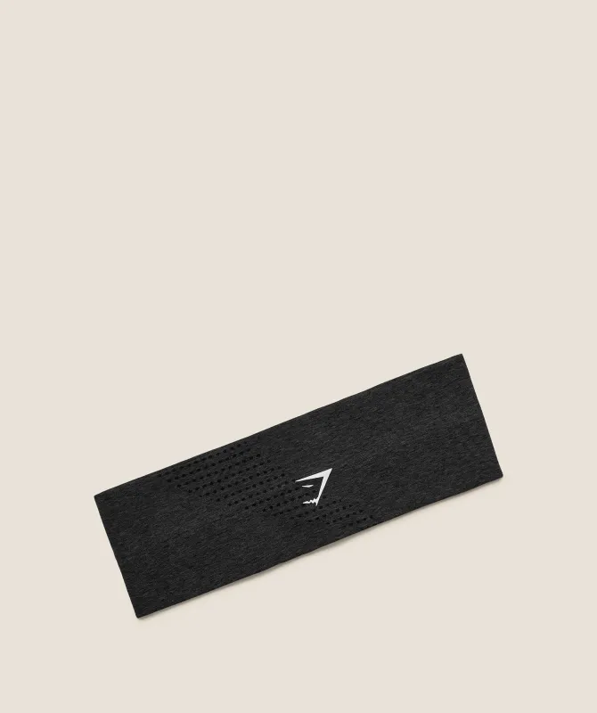 Gymshark Vital Headband - Black Marl made by Gymshark