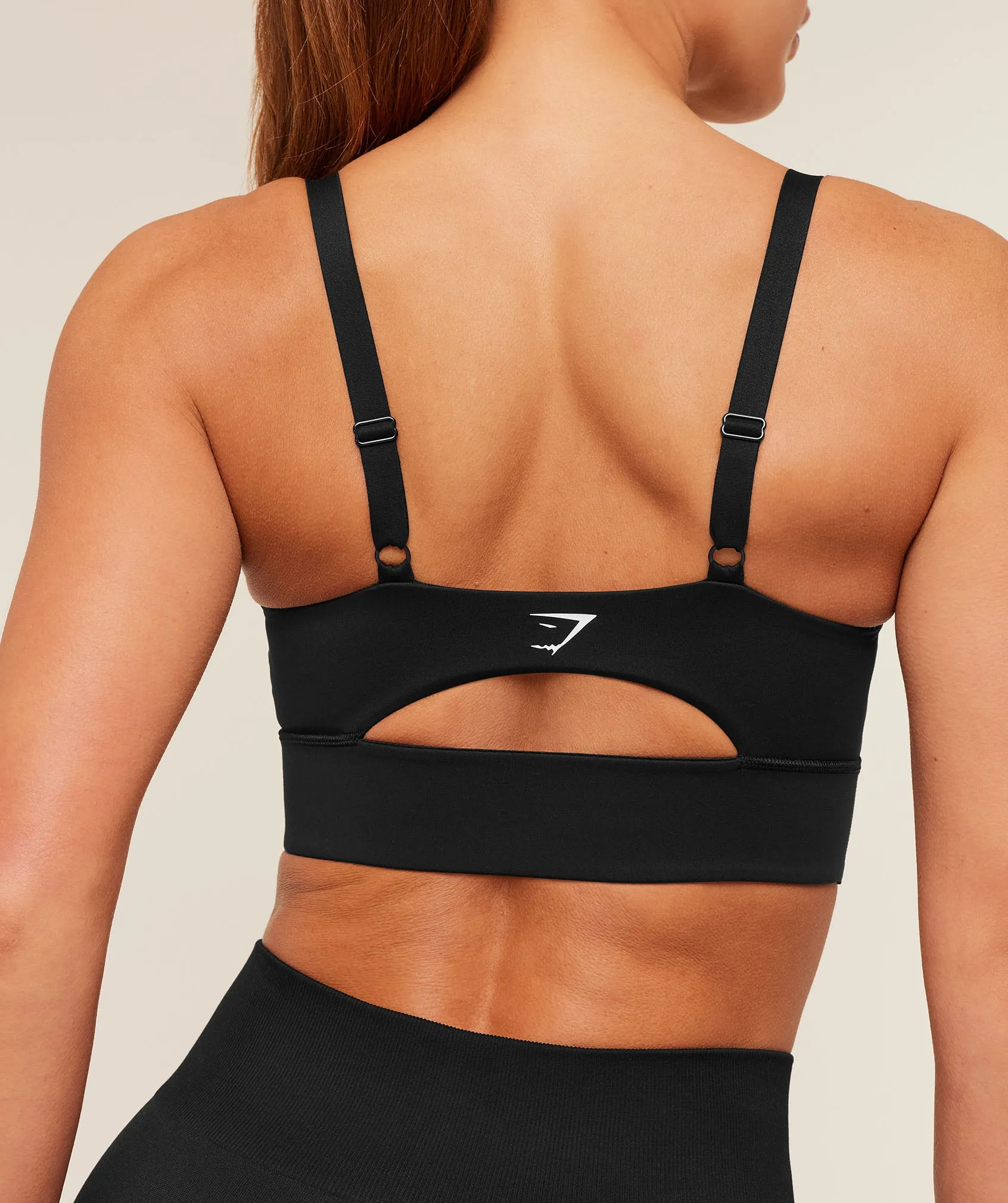 Gymshark Twist Front Sports Bra - Black sold by Gymshark product image thumbnail 4