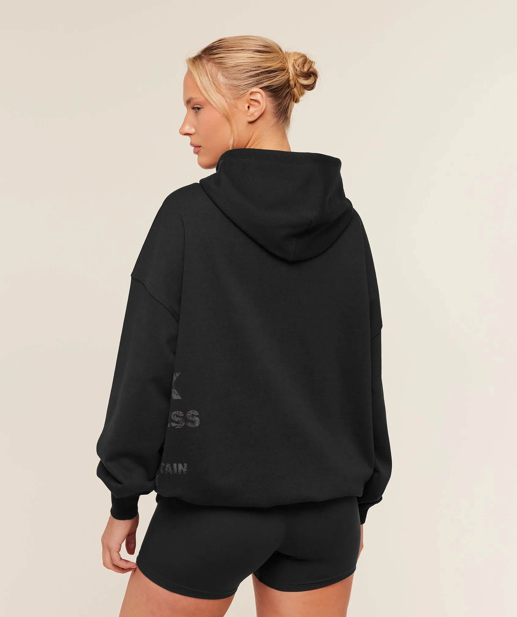 Gymshark Stacked Graphic Hoodie - Black sold by Gymshark product image thumbnail 2