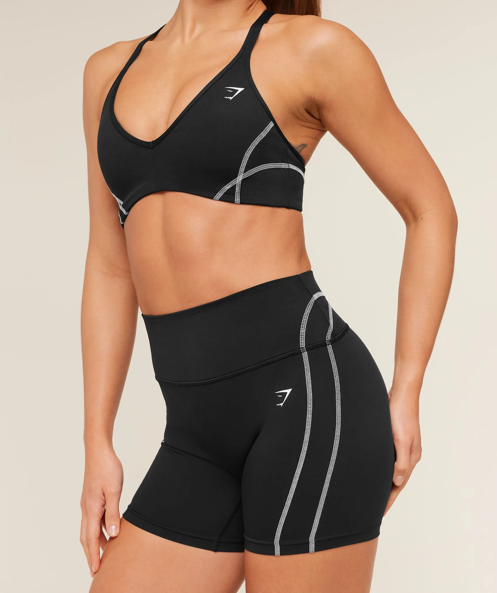 Gymshark Volt Short - Black/White sold by Gymshark product image thumbnail 4
