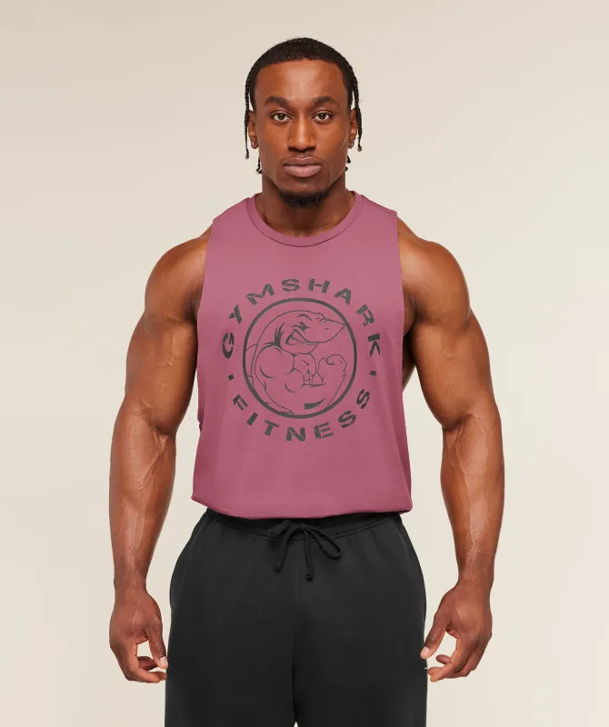 Gymshark Legacy Drop Arm Tank - Reset Pink made by Gymshark