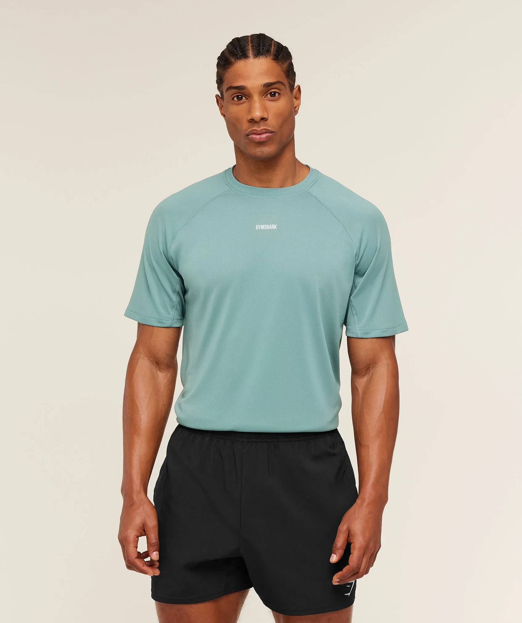 Gymshark Train T-Shirt - Storm Blue sold by Gymshark
