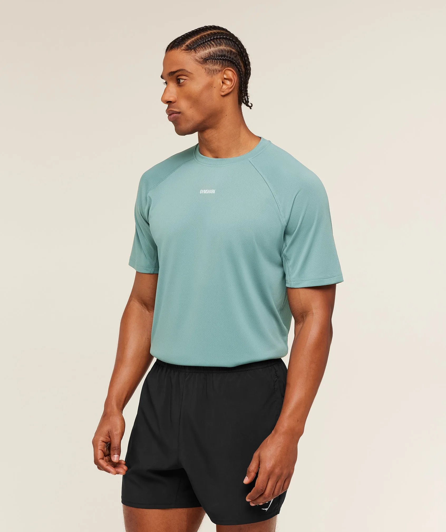 Gymshark Train T-Shirt - Storm Blue sold by Gymshark product image thumbnail 2