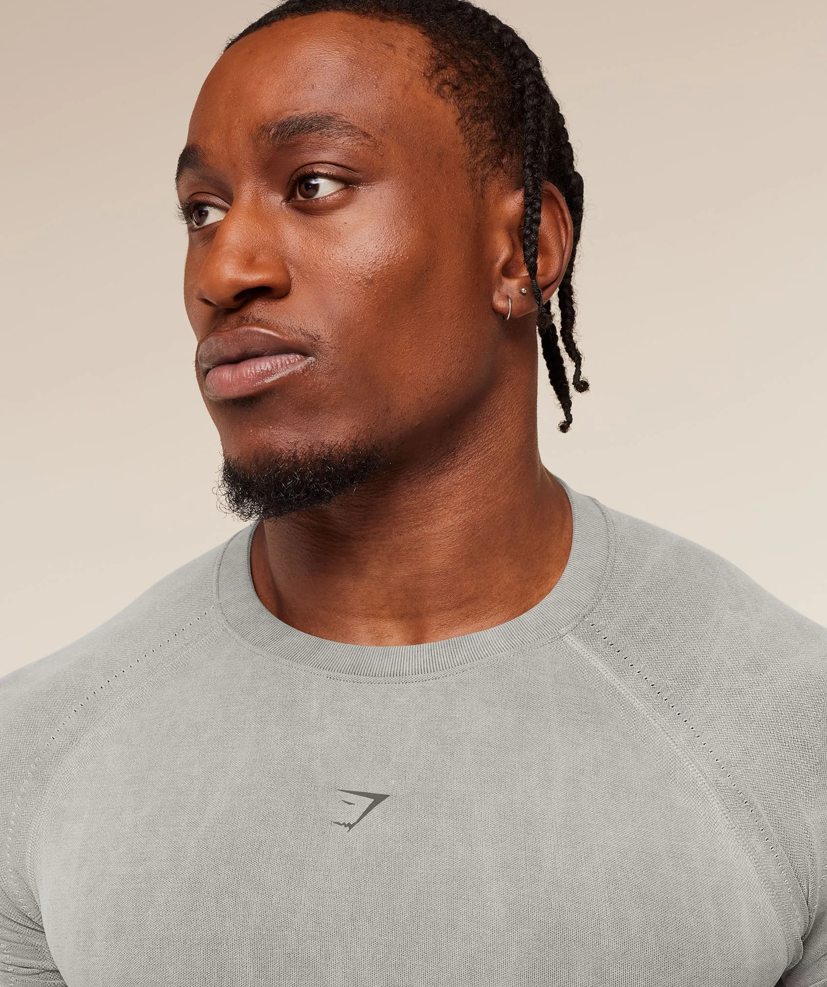 Gymshark Charge T-Shirt - Black/Wash sold by Gymshark product image thumbnail 5