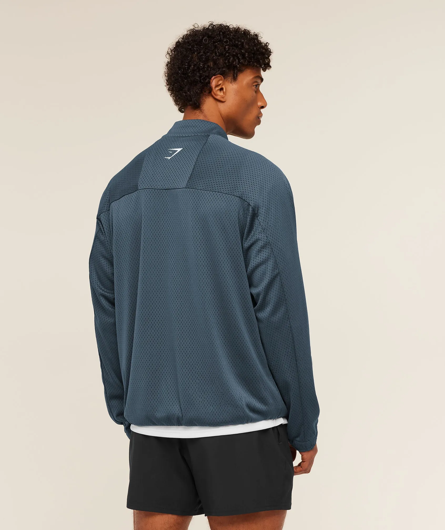 Gymshark Train Zip Through Jacket - Stealth Blue sold by Gymshark product image thumbnail 2