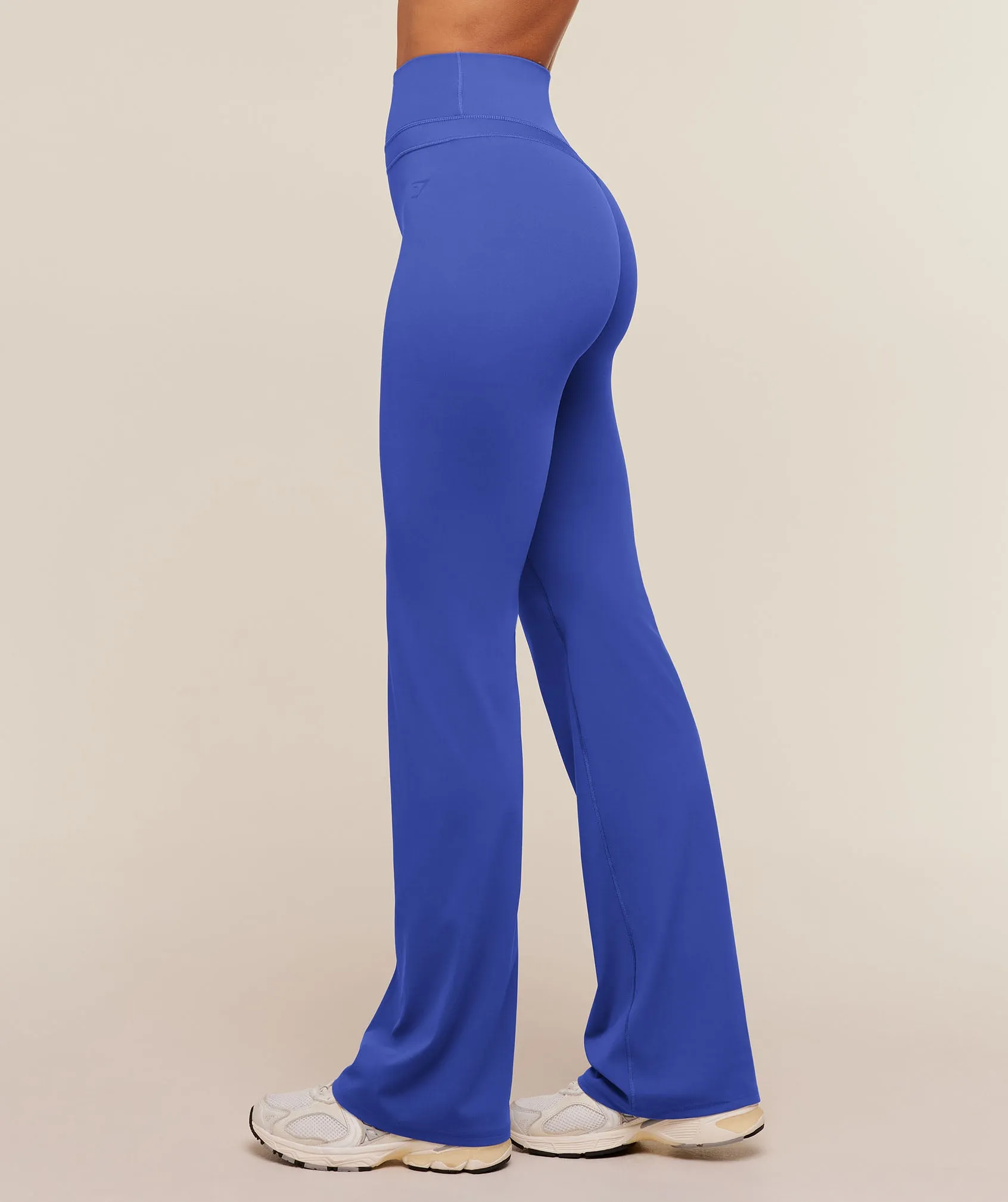 Gymshark Whitney Tall Flared Leggings - Force Blue sold by Gymshark product image thumbnail 3