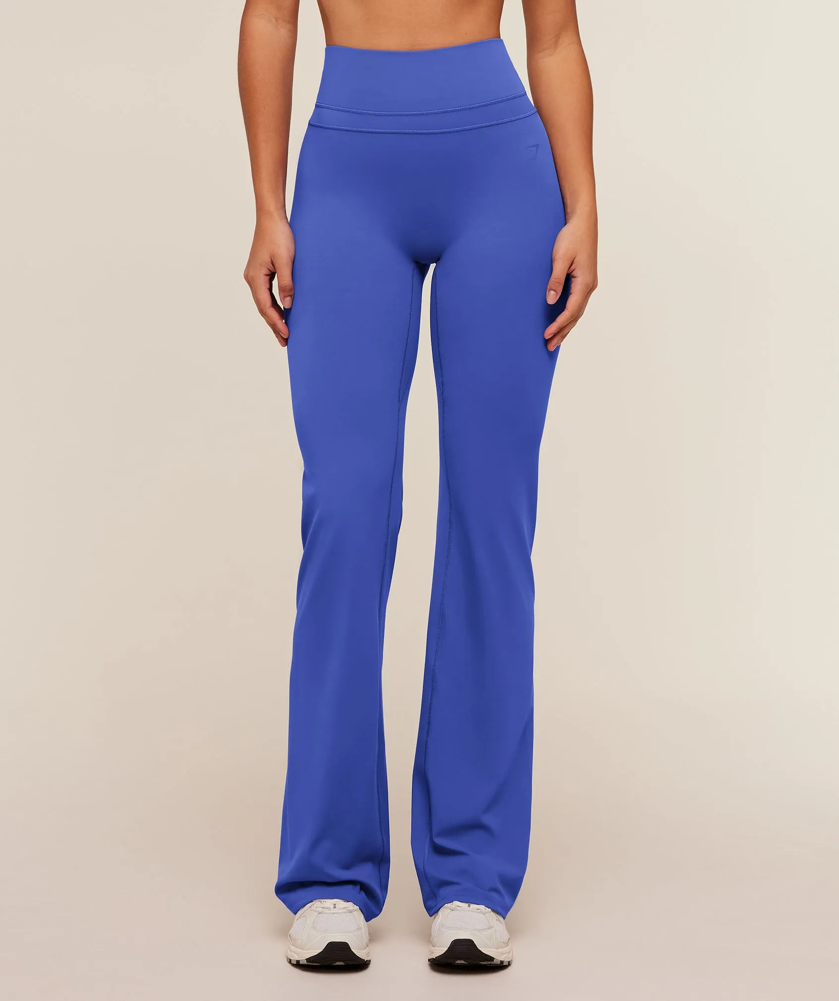 Gymshark Whitney Tall Flared Leggings - Force Blue sold by Gymshark