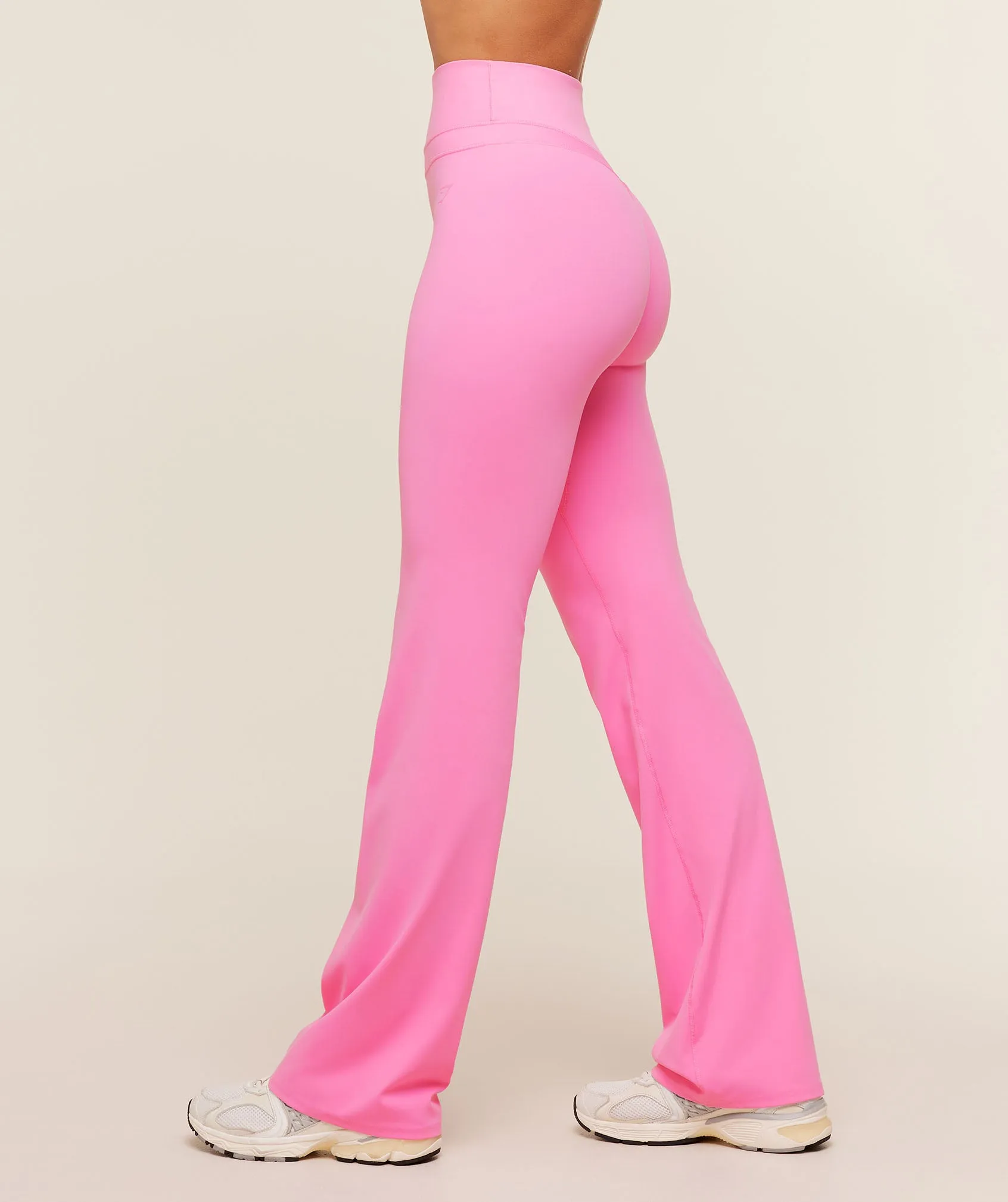 Gymshark Whitney Tall Flared Leggings - Focus Pink sold by Gymshark product image thumbnail 3