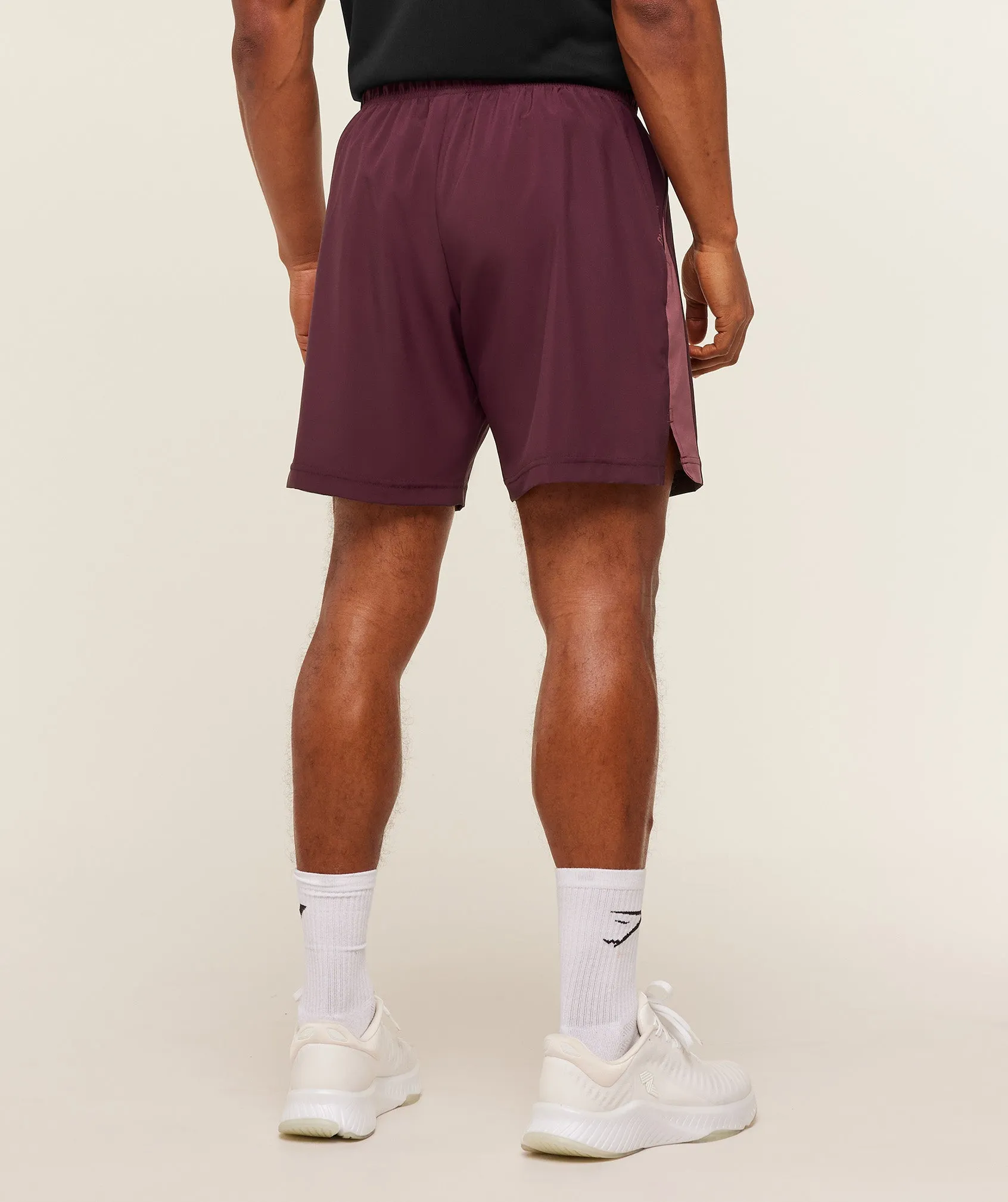 Gymshark Sport 7" Shorts - Impact Burgundy/Reset Pink sold by Gymshark product image thumbnail 3