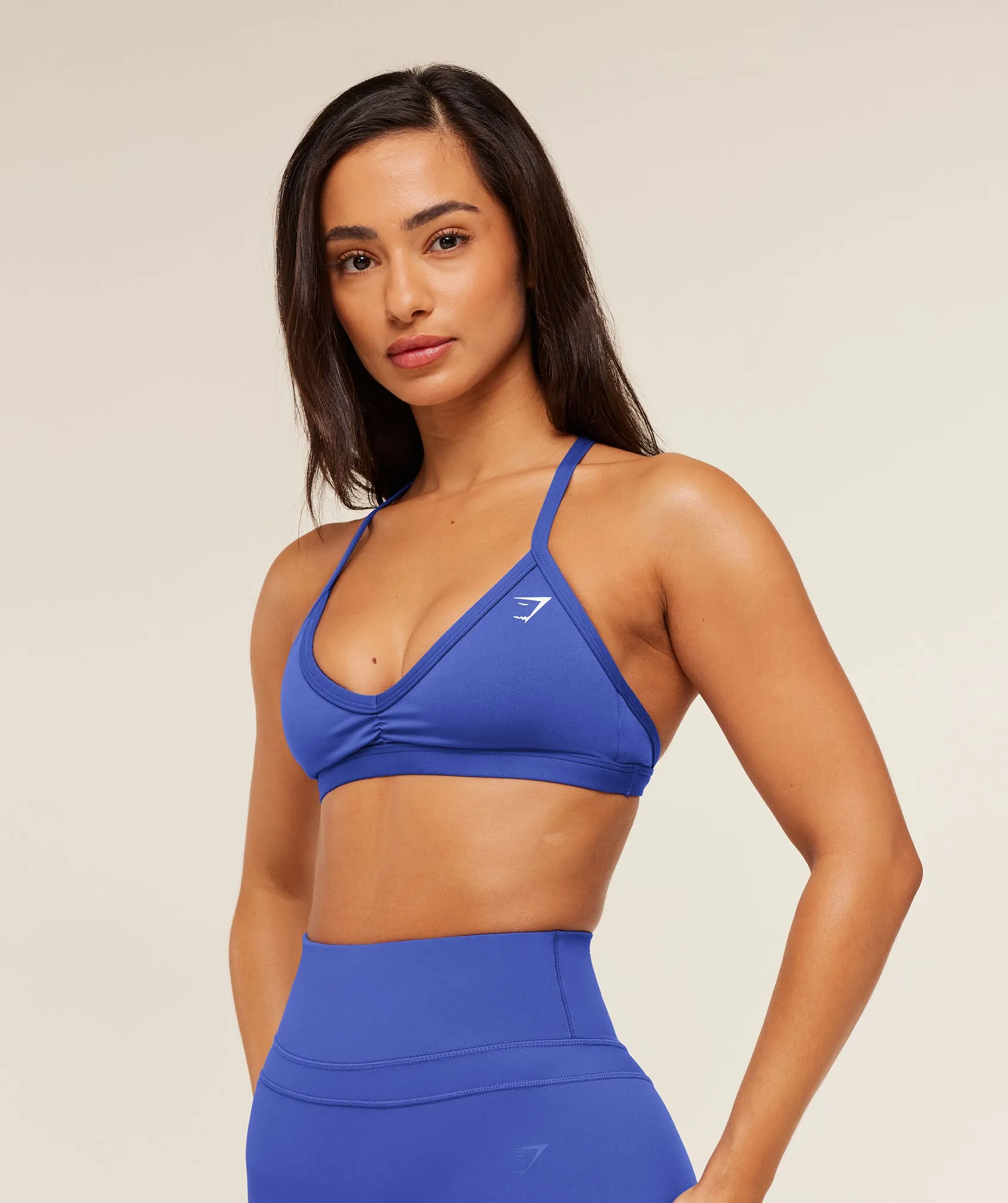 Gymshark Minimal Sports Bra - Force Blue sold by Gymshark product image thumbnail 3