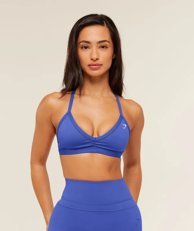 Gymshark Minimal Sports Bra - Force Blue made by Gymshark