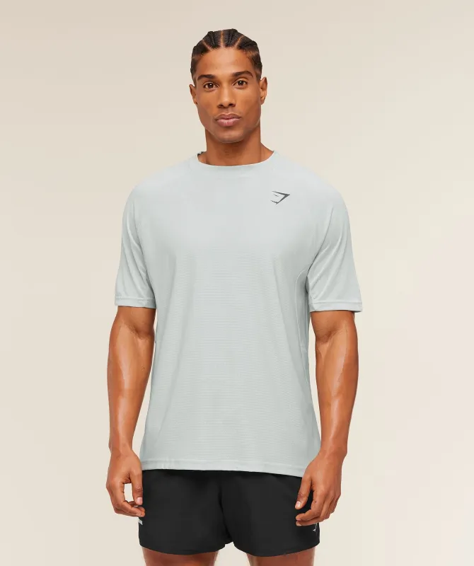 Gymshark Weekend T-Shirt - Light Grey/White made by Gymshark