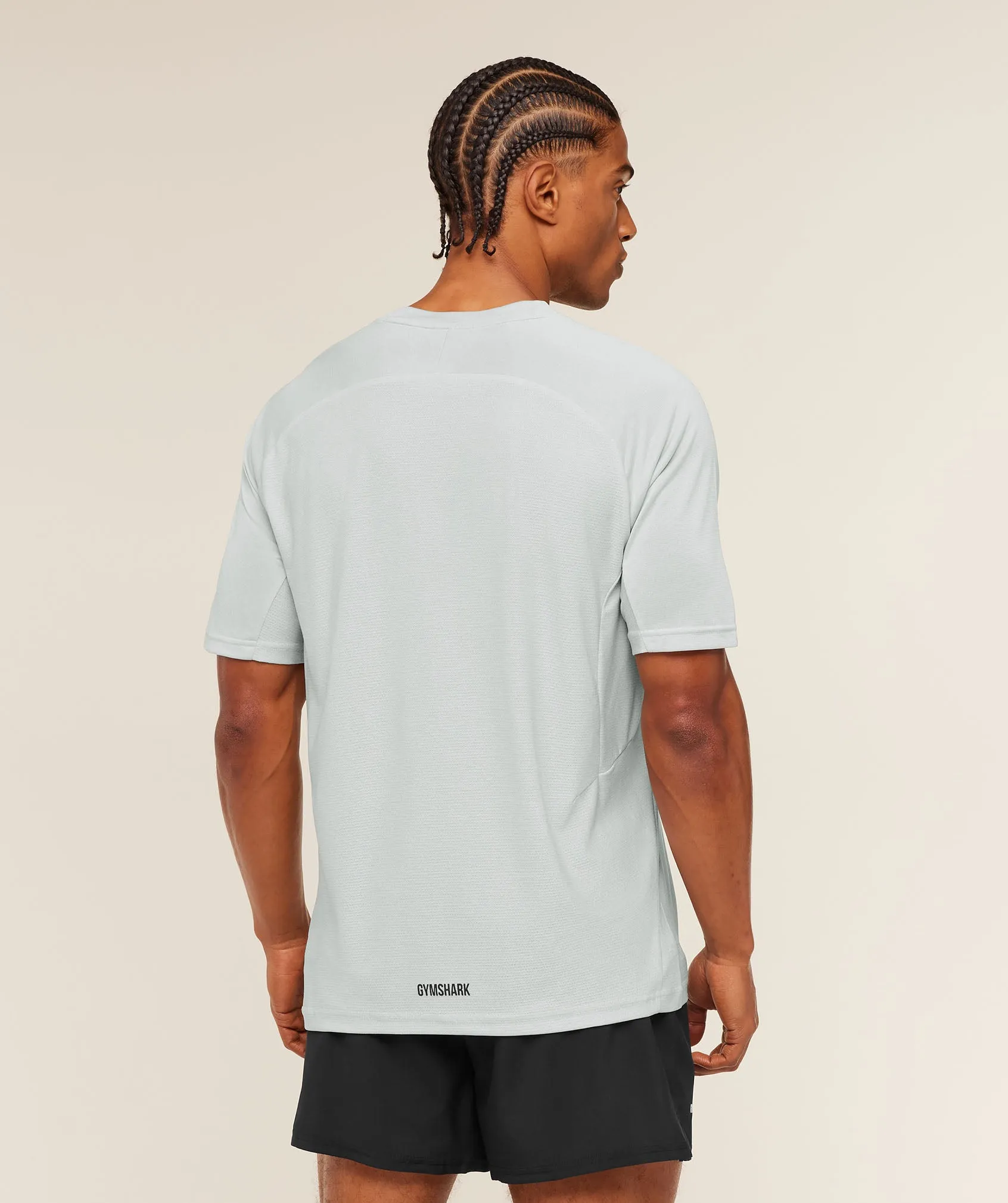 Gymshark Weekend T-Shirt - Light Grey/White sold by Gymshark product image thumbnail 2