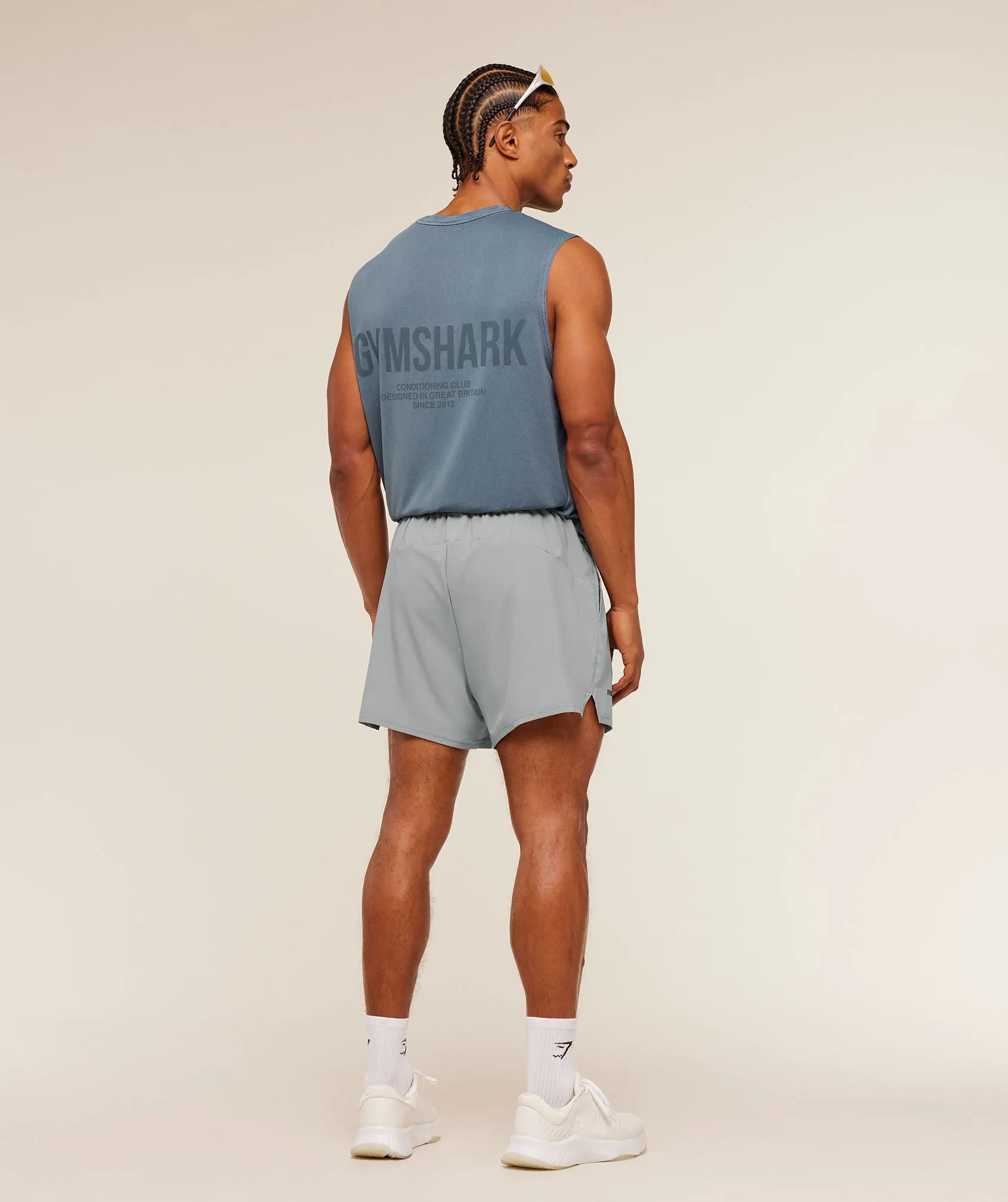 Gymshark Train 5" Shorts - Smokey Grey sold by Gymshark product image thumbnail 4