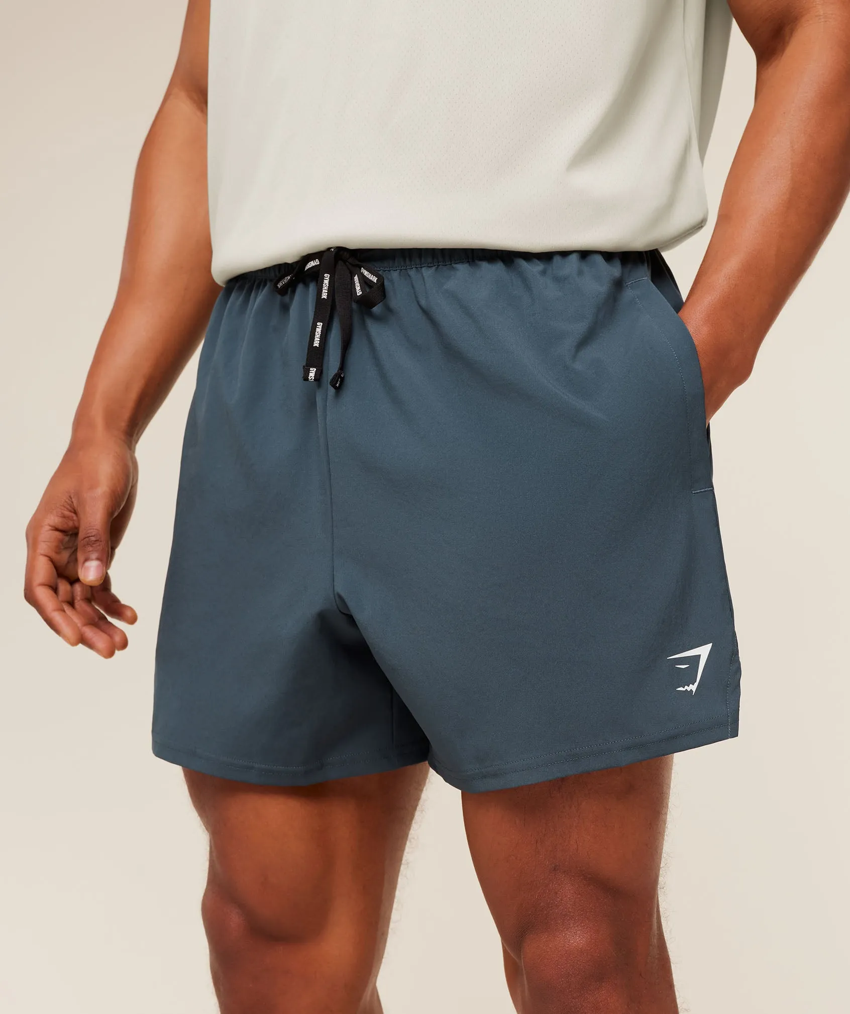 Gymshark Train 5" Shorts - Stealth Blue sold by Gymshark product image thumbnail 5