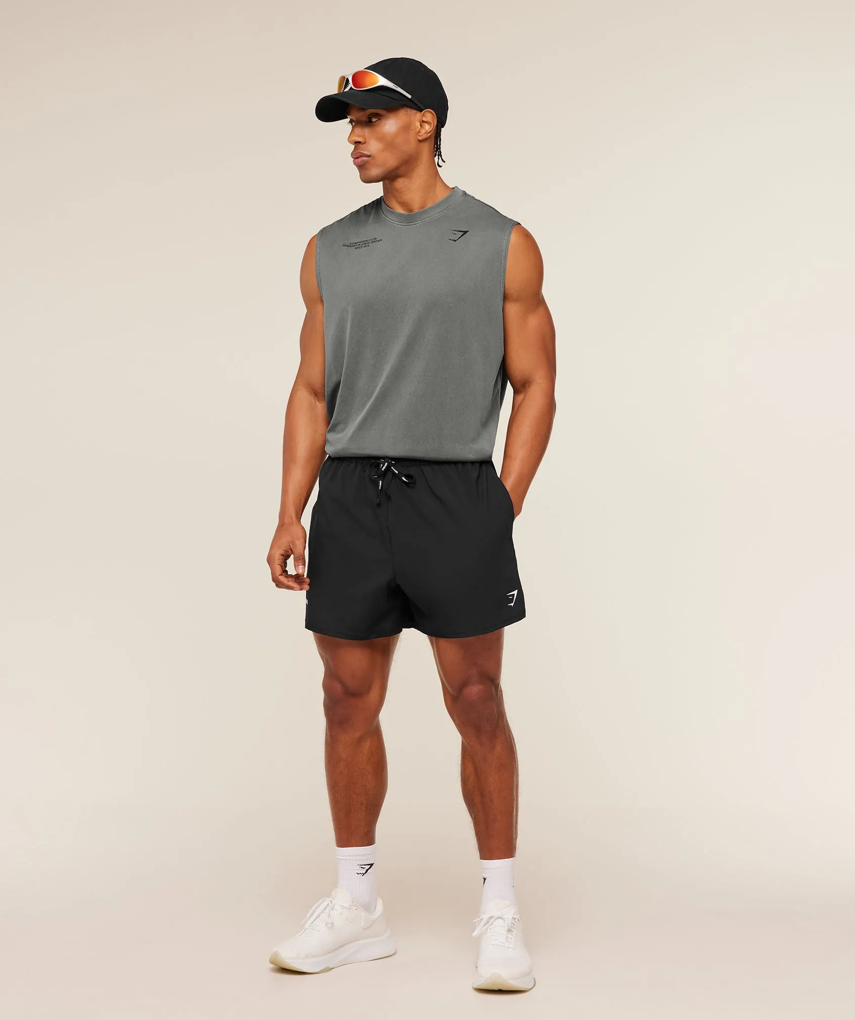Gymshark Train 5" Shorts - Black sold by Gymshark product image thumbnail 4