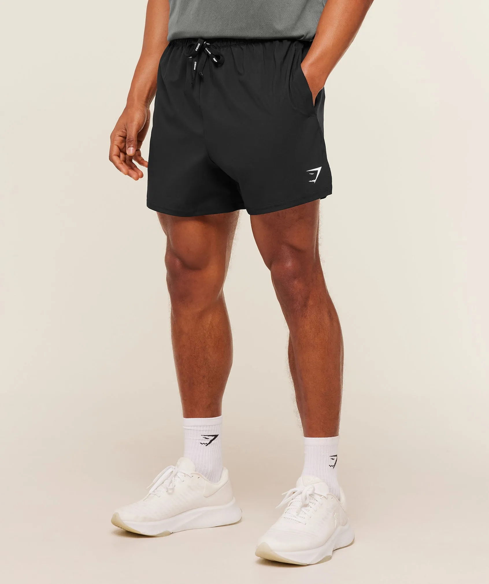 Gymshark Train 5" Shorts - Black sold by Gymshark product image thumbnail 2