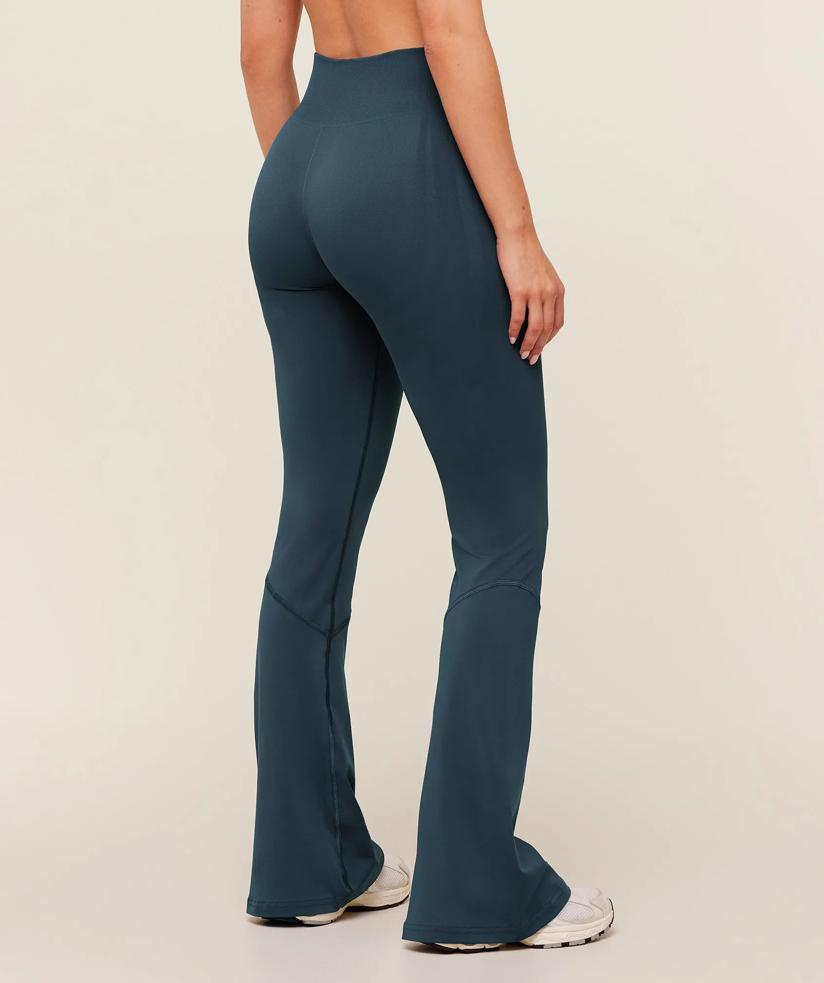 Gymshark Light Hold Flared Leggings - GS Stealth Blue sold by Gymshark product image thumbnail 2