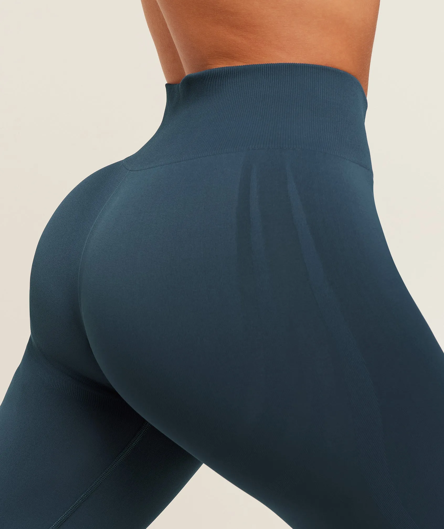 Gymshark Light Hold Flared Leggings - GS Stealth Blue sold by Gymshark product image thumbnail 5