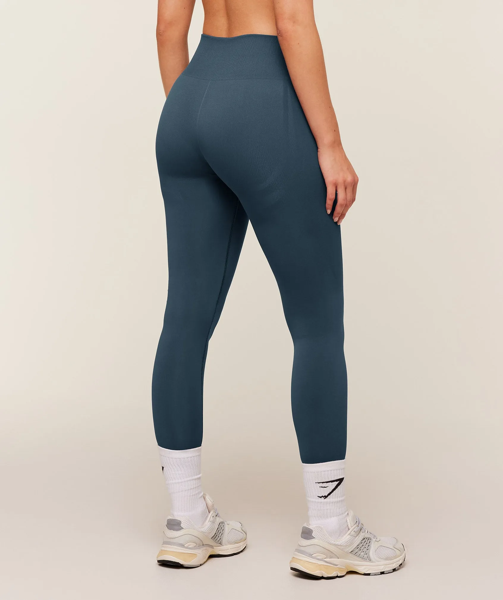 Gymshark Light Hold Leggings - GS Stealth Blue sold by Gymshark product image thumbnail 2