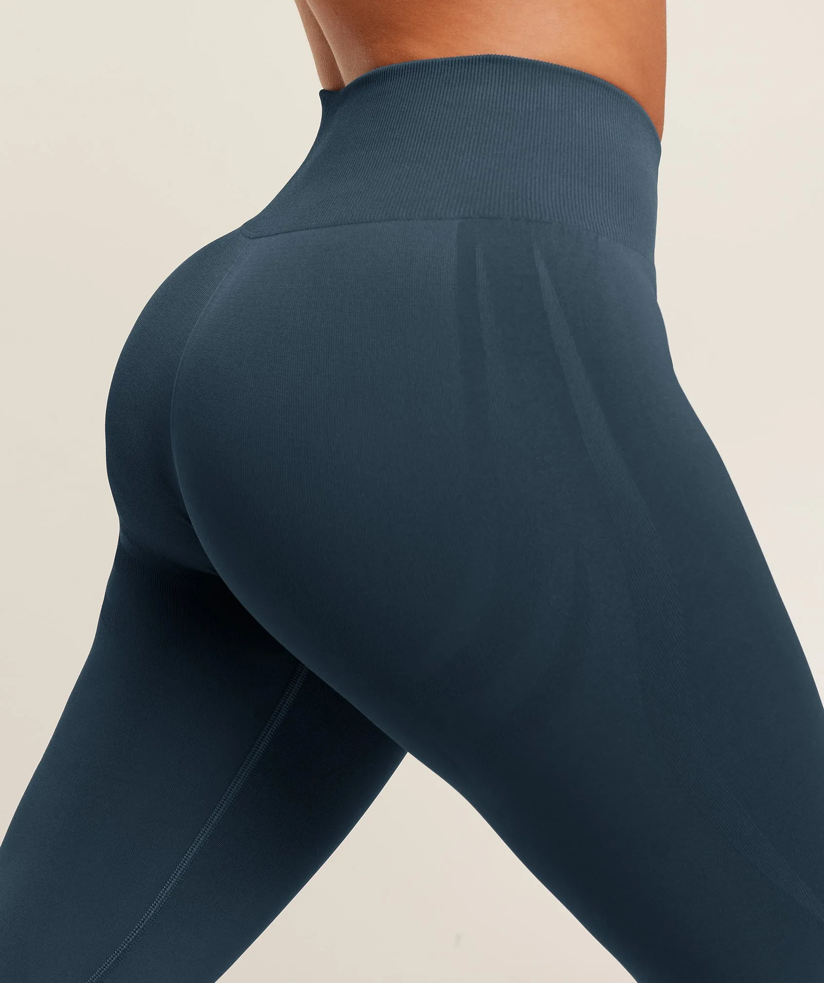 Gymshark Light Hold Leggings - GS Stealth Blue sold by Gymshark product image thumbnail 4