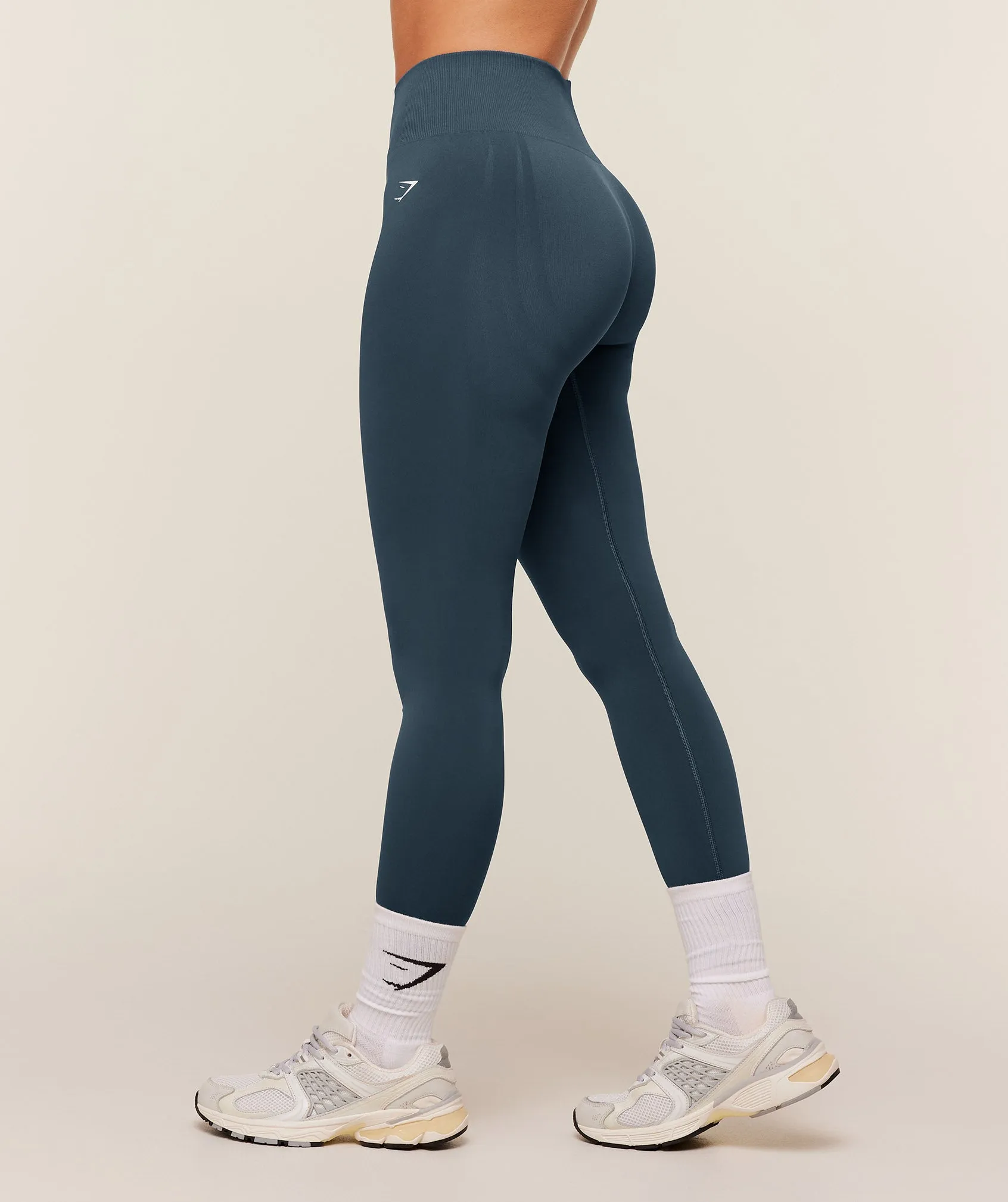 Gymshark Light Hold Leggings - GS Stealth Blue sold by Gymshark product image thumbnail 3