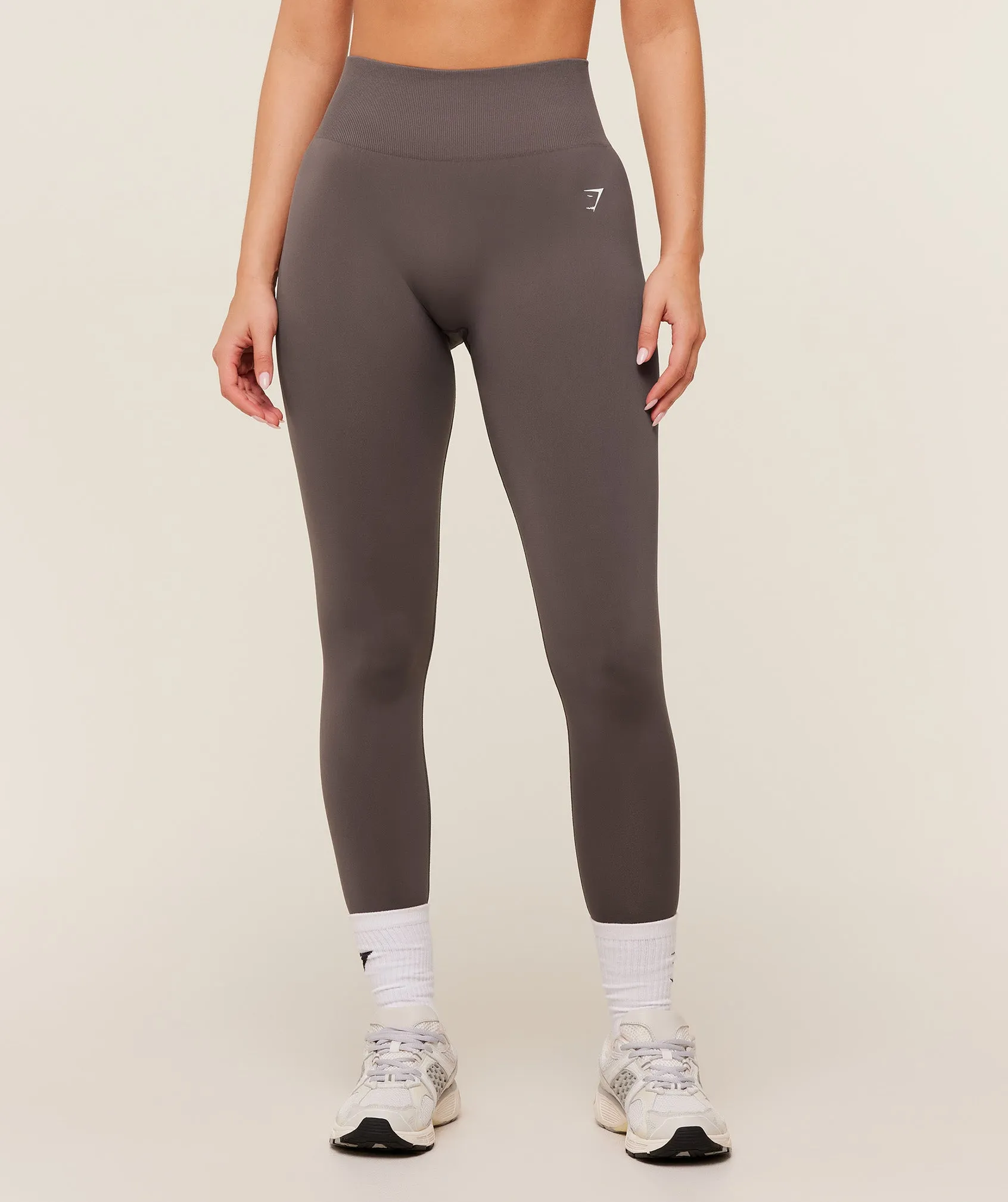 Gymshark Light Hold Leggings - Cool Brown sold by Gymshark