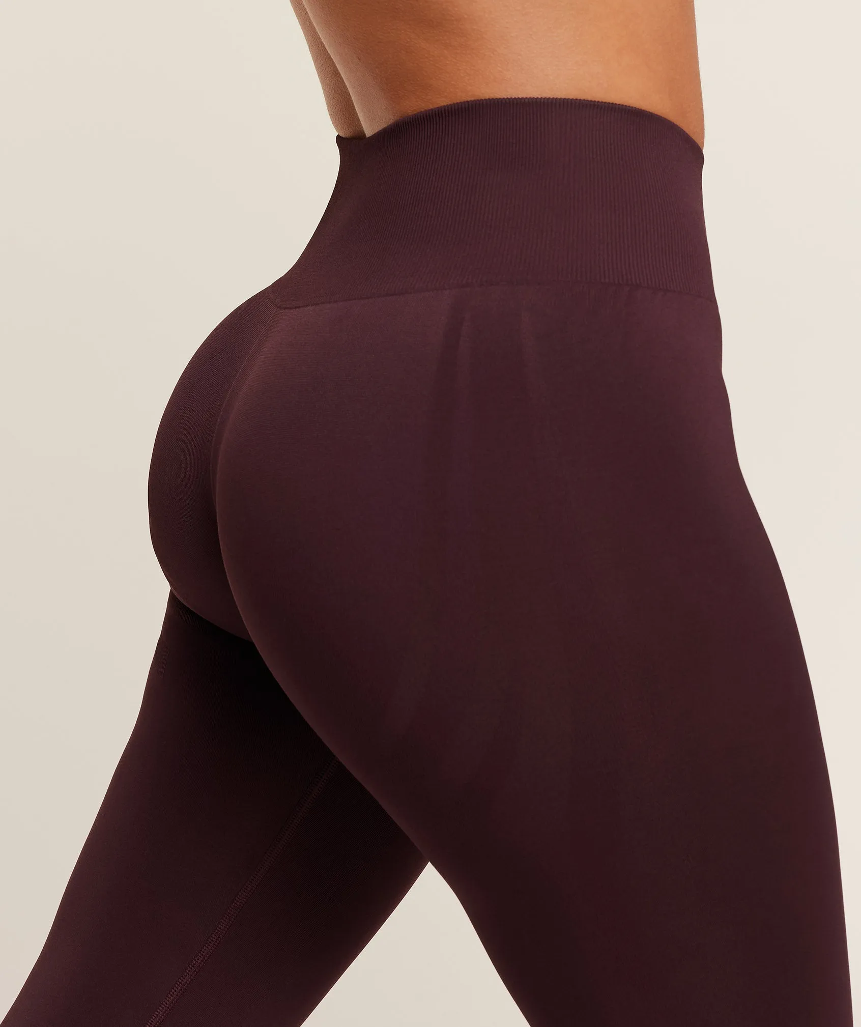 Gymshark Light Hold Leggings - GS Cherry Purple sold by Gymshark product image thumbnail 4