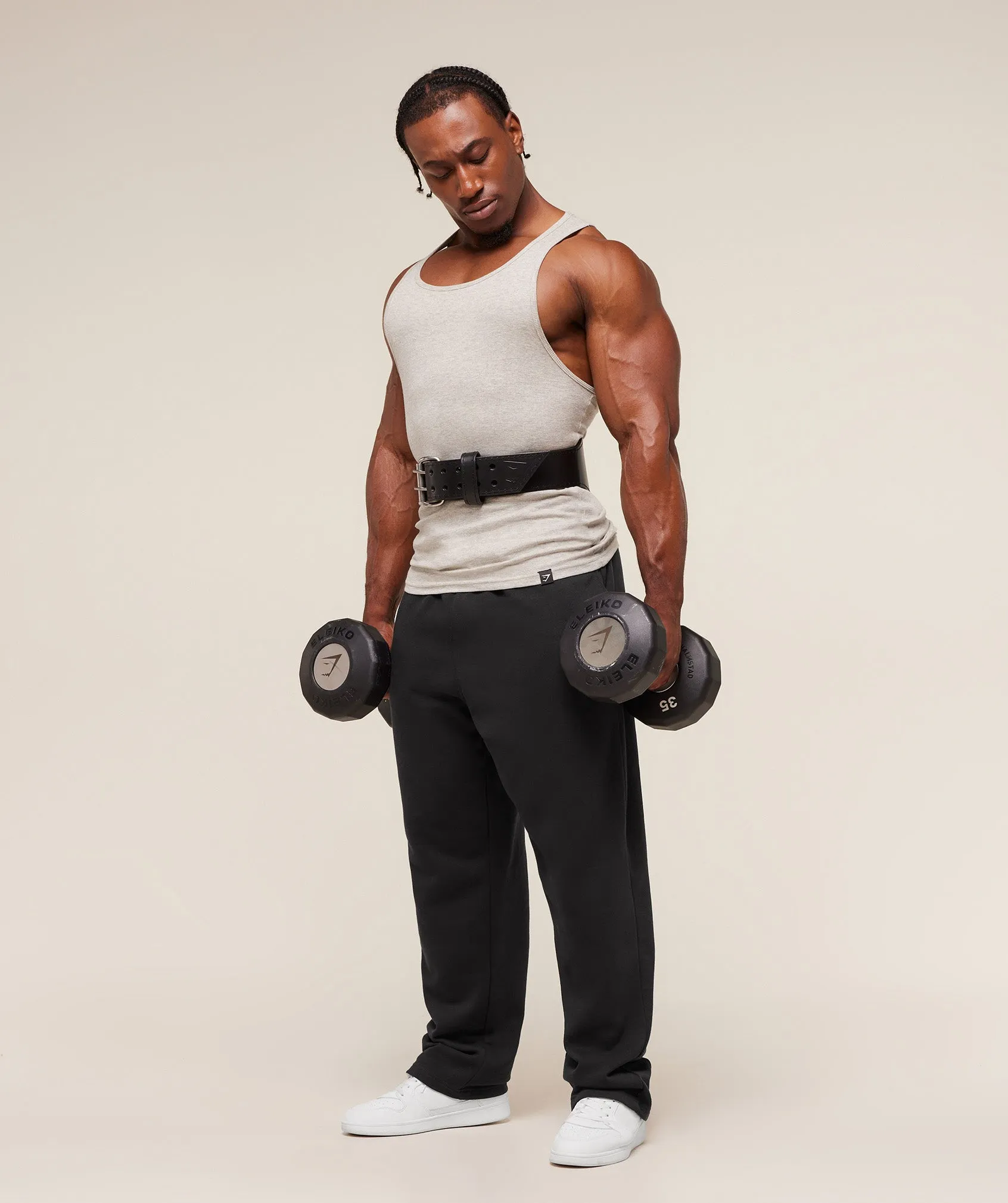 Gymshark Tapered Double Prong Lifting Belt - Black sold by Gymshark product image thumbnail 4