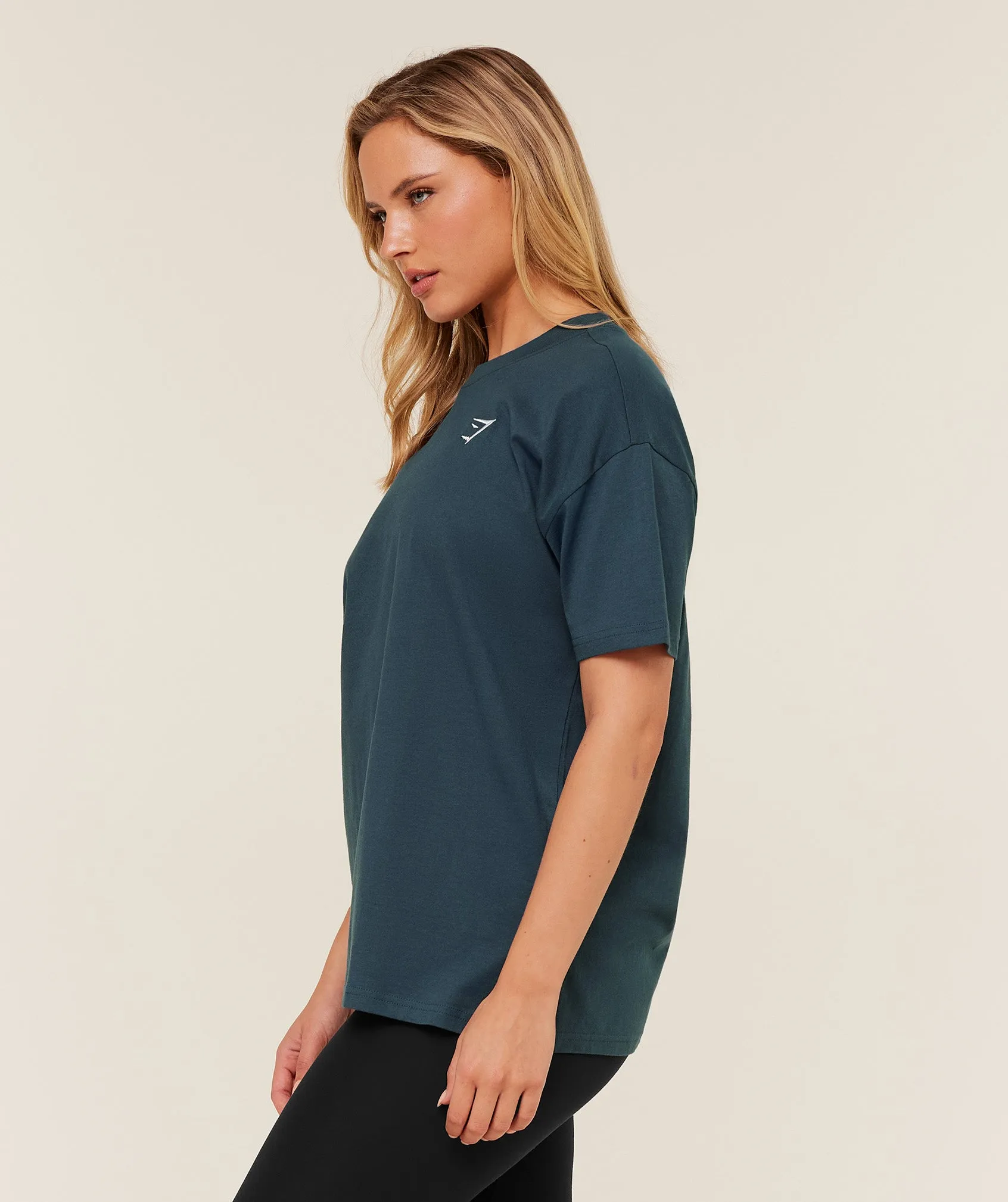 Gymshark Training Oversized T-Shirt - GS Stealth Blue sold by Gymshark product image thumbnail 3