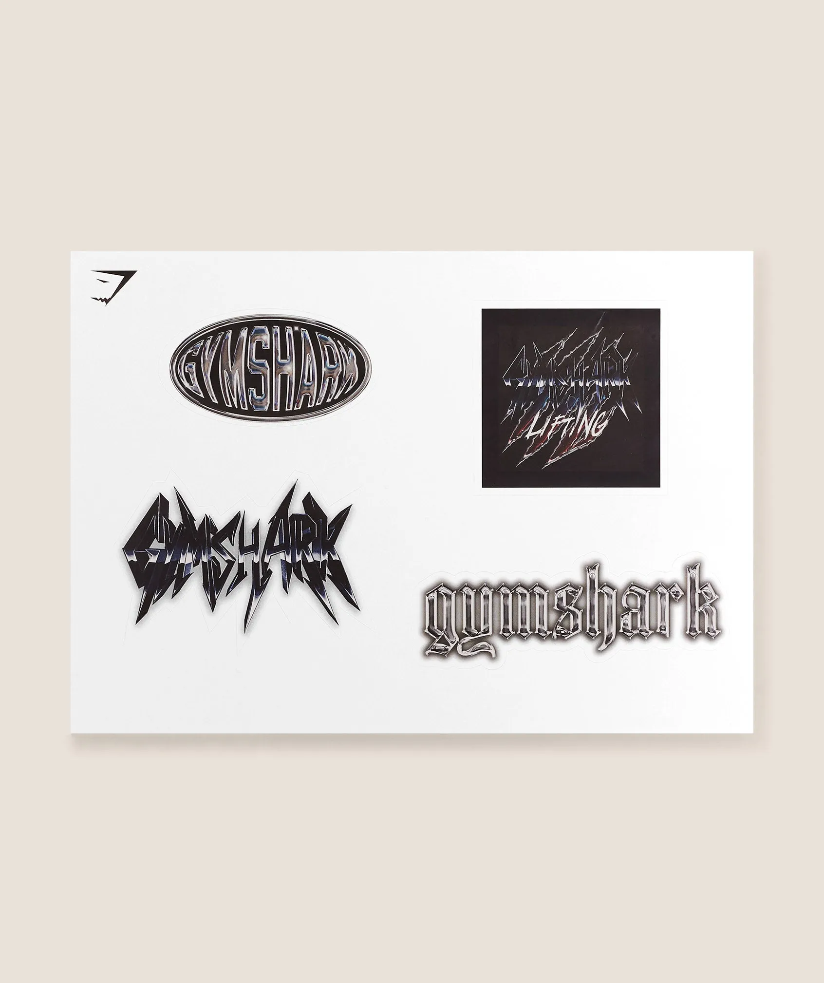 Gymshark Sticker Pack - Metallic Pack sold by Gymshark