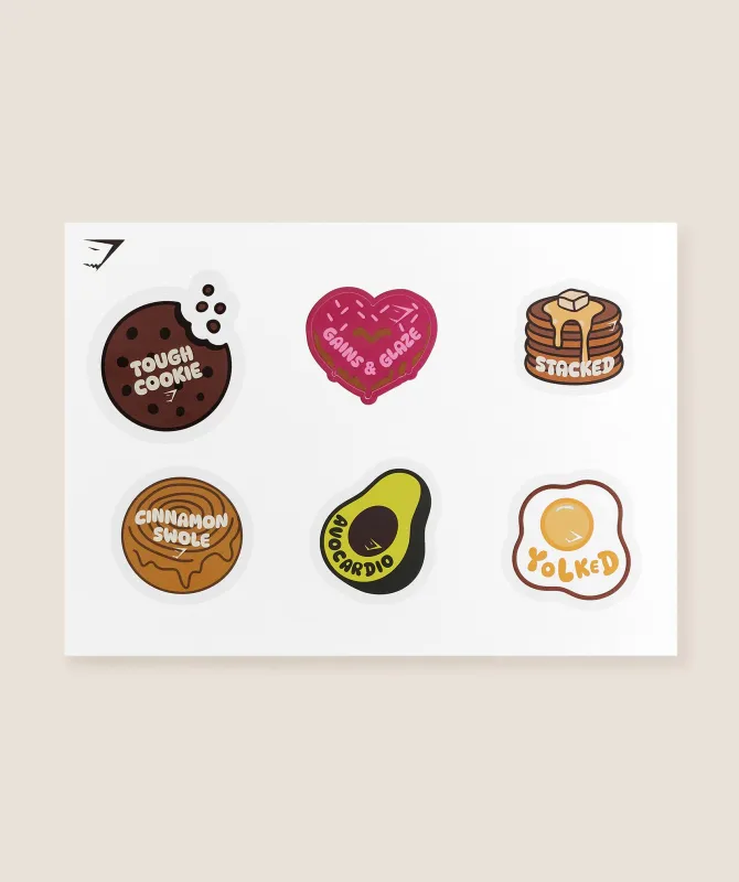 Gymshark Sticker Pack -  MULTI PACK 3 made by Gymshark