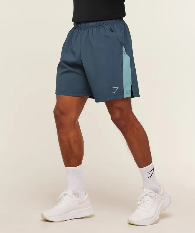 Gymshark Sport 7" Shorts - Stealth Blue/Storm Blue made by Gymshark