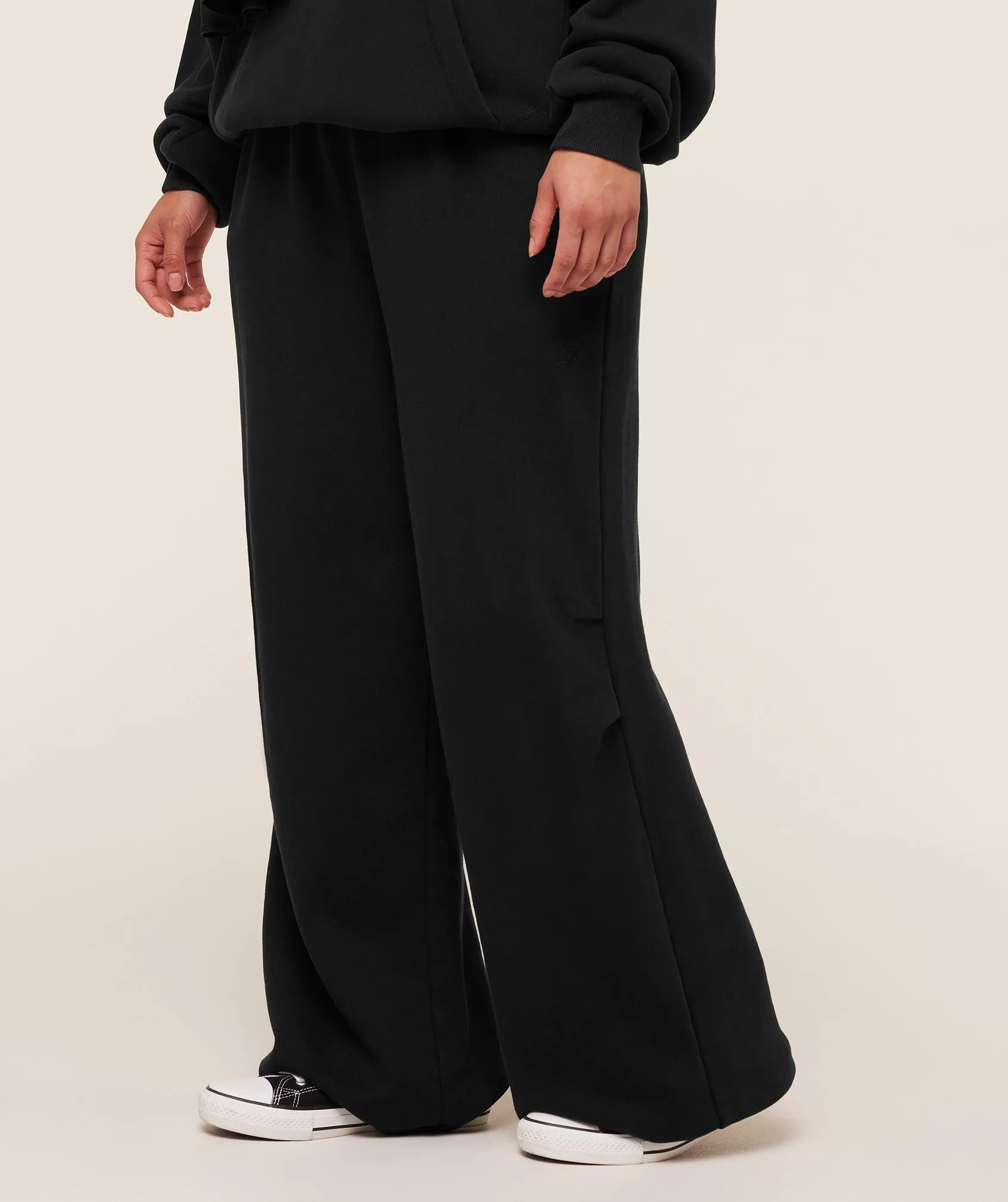 Gymshark Pump Cover Structured Fleece Pant - Black/Wash sold by Gymshark product image thumbnail 3