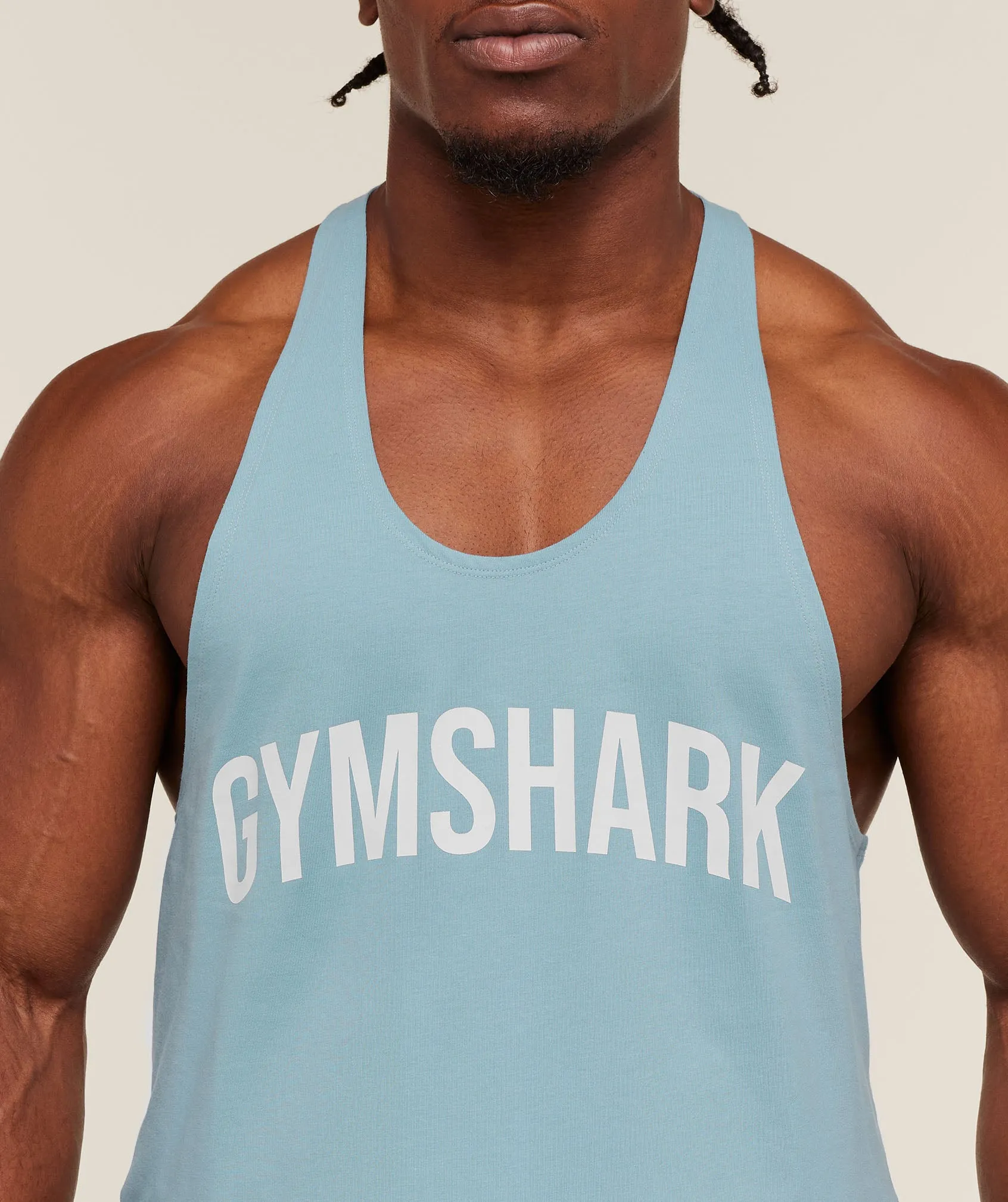 Gymshark Power Stringer - Bench Blue sold by Gymshark product image thumbnail 4
