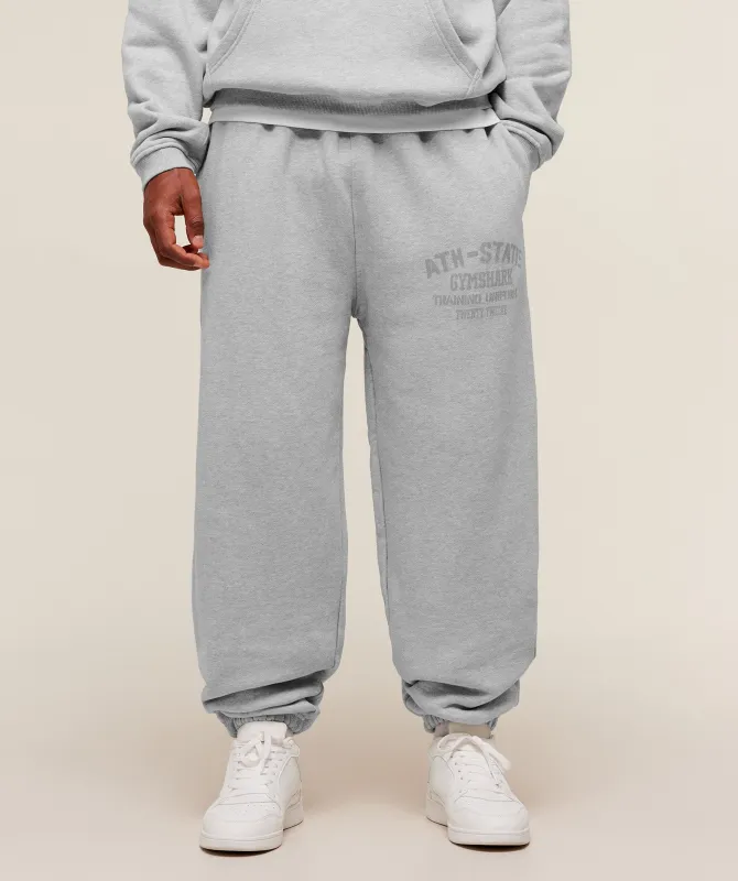 Gymshark Collegiate Joggers - Grey Marl made by Gymshark