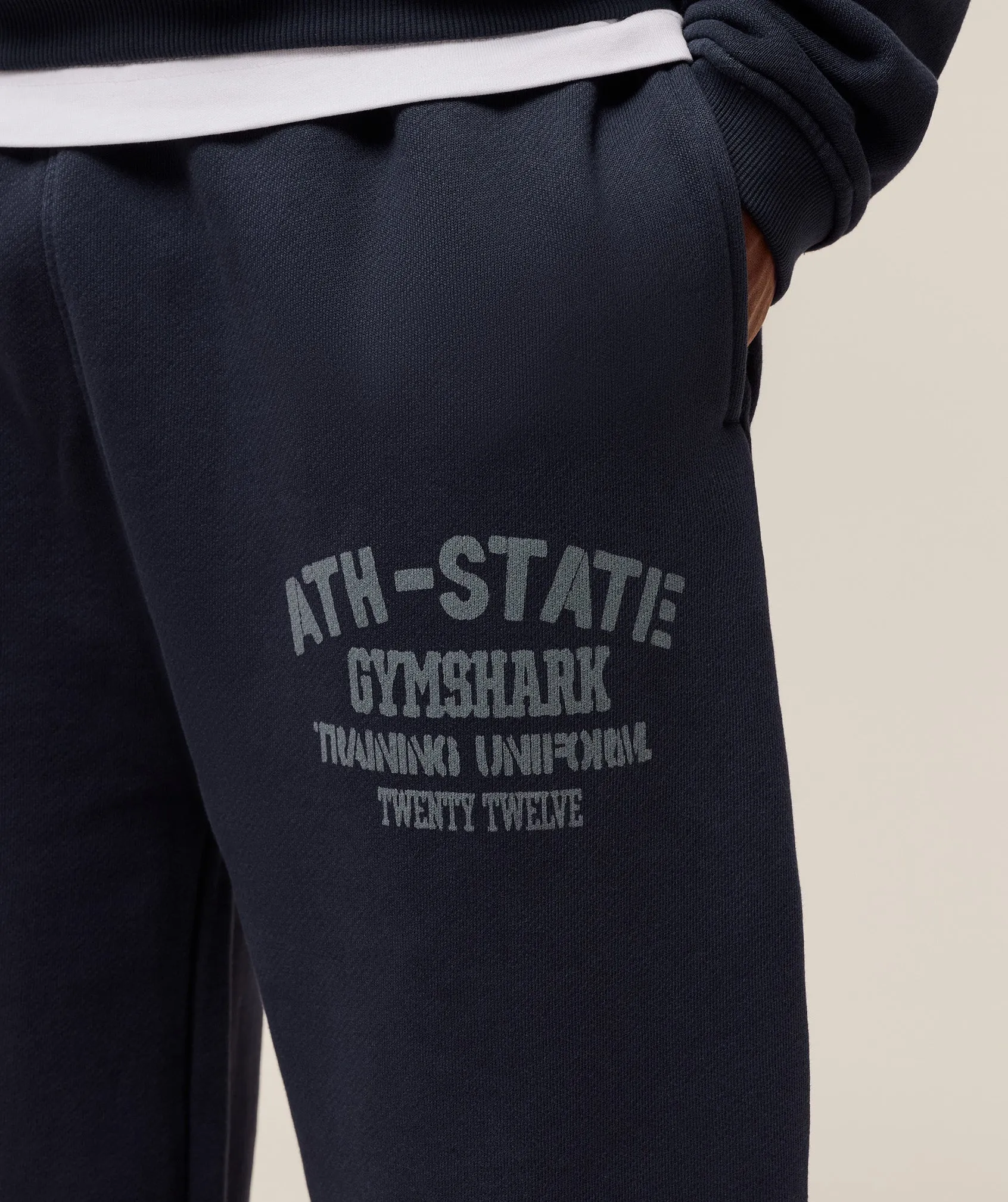 Gymshark Collegiate Joggers - Heavy Blue sold by Gymshark product image thumbnail 4