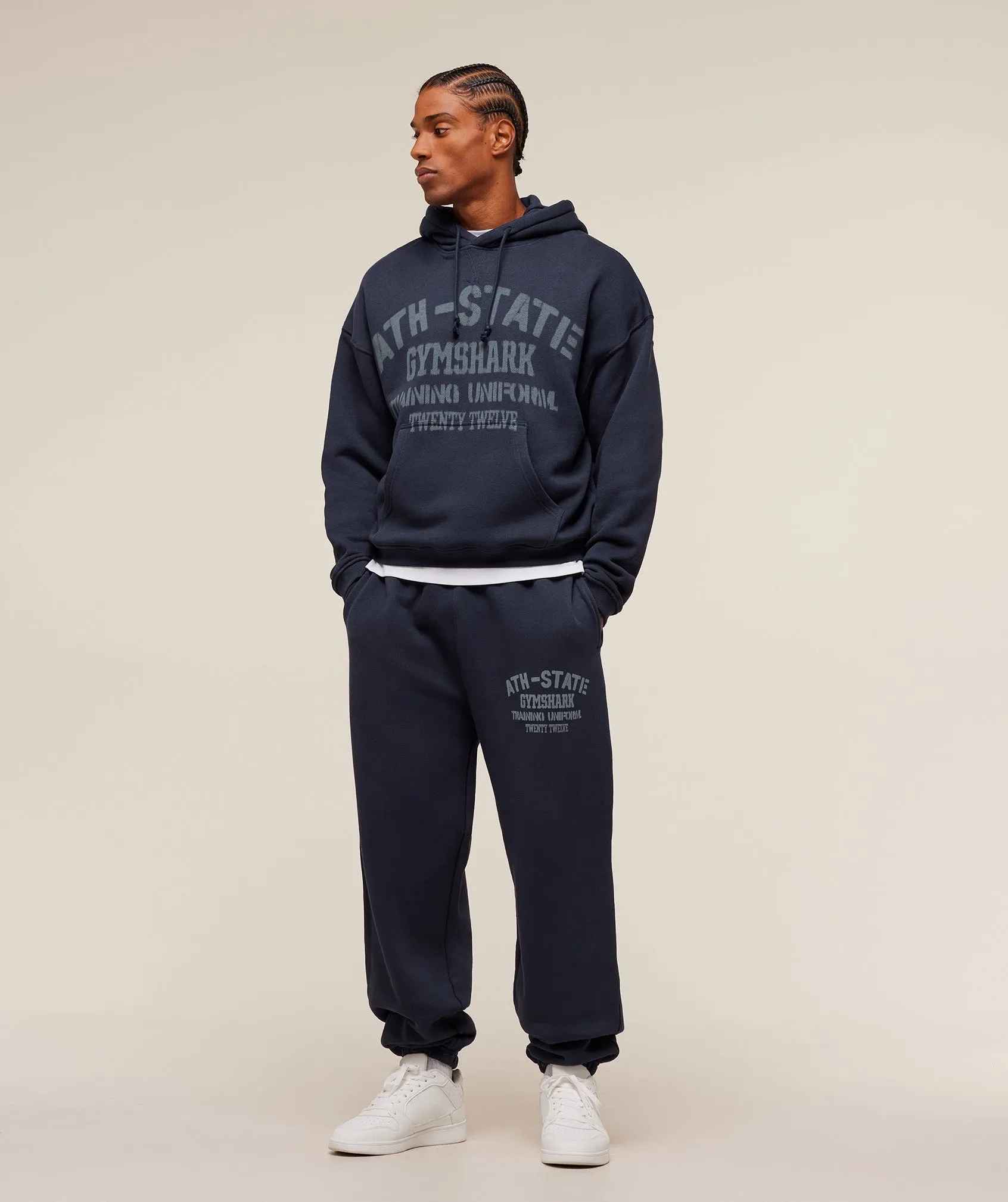 Gymshark Collegiate Joggers - Heavy Blue sold by Gymshark product image thumbnail 3