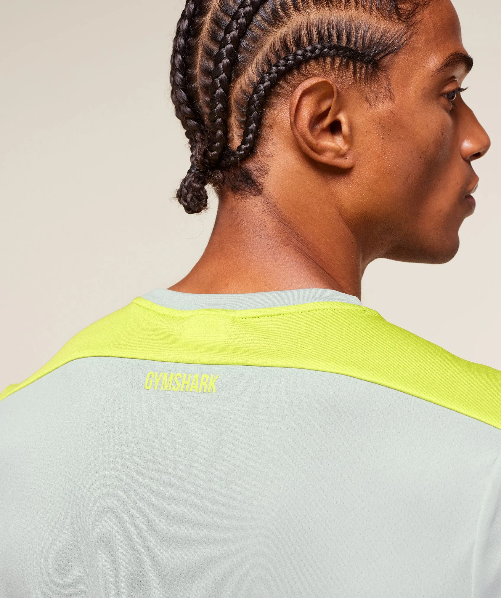 Gymshark Arrival Block T-Shirt - Light Grey sold by Gymshark product image thumbnail 5