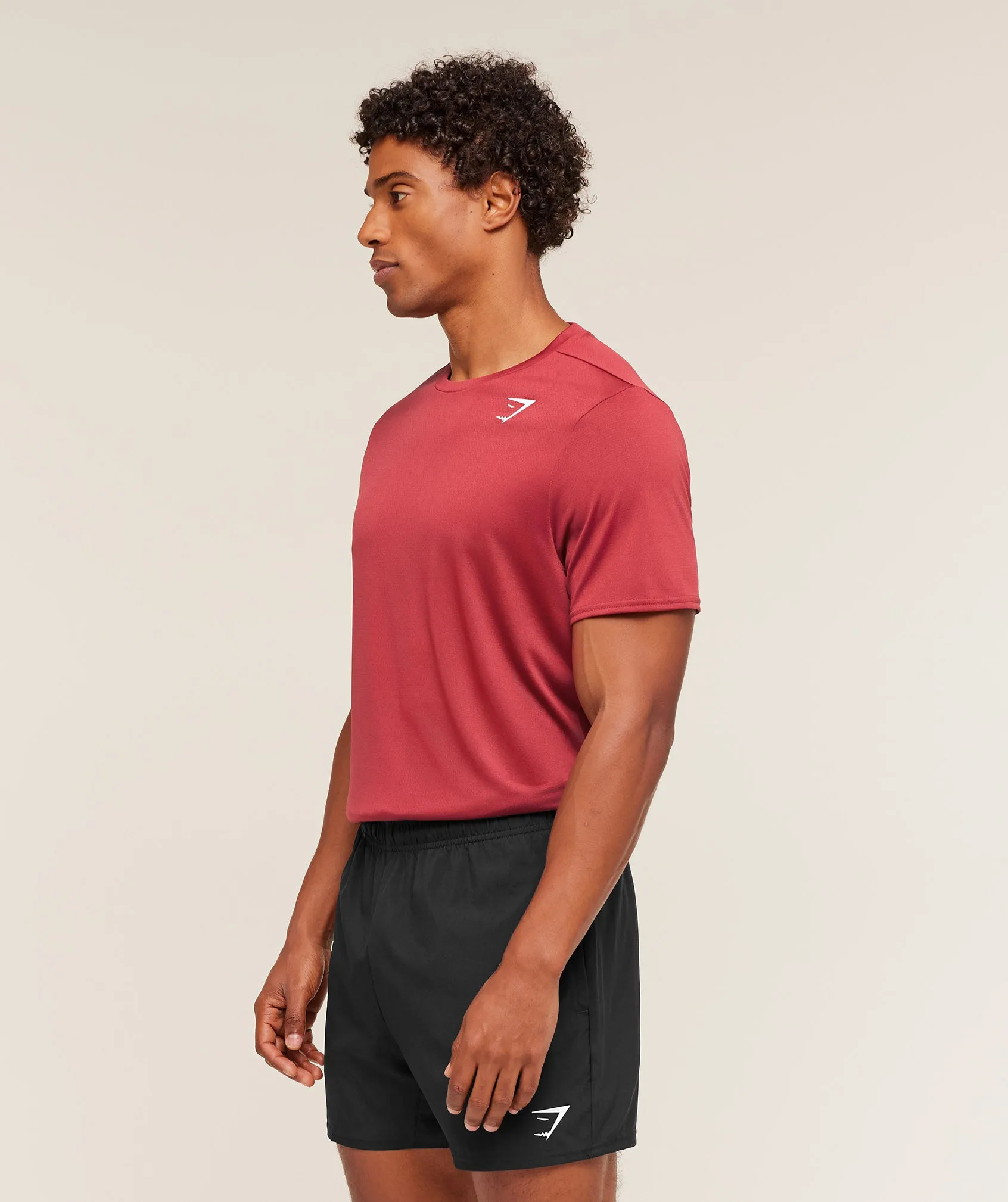 Gymshark Arrival T-Shirt - Athletic Burgundy sold by Gymshark product image thumbnail 3
