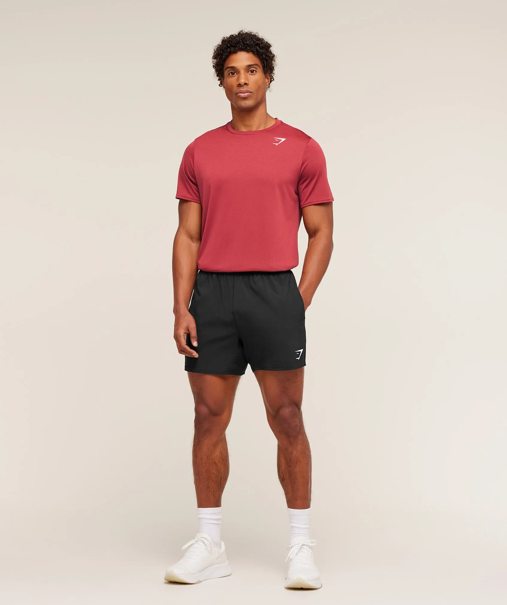 Gymshark Arrival T-Shirt - Athletic Burgundy sold by Gymshark product image thumbnail 4