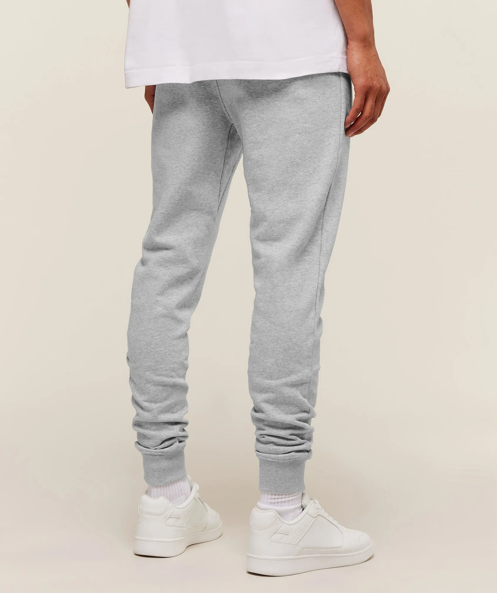 Gymshark Crest Tall Joggers - Light Grey Core Marl sold by Gymshark product image thumbnail 2