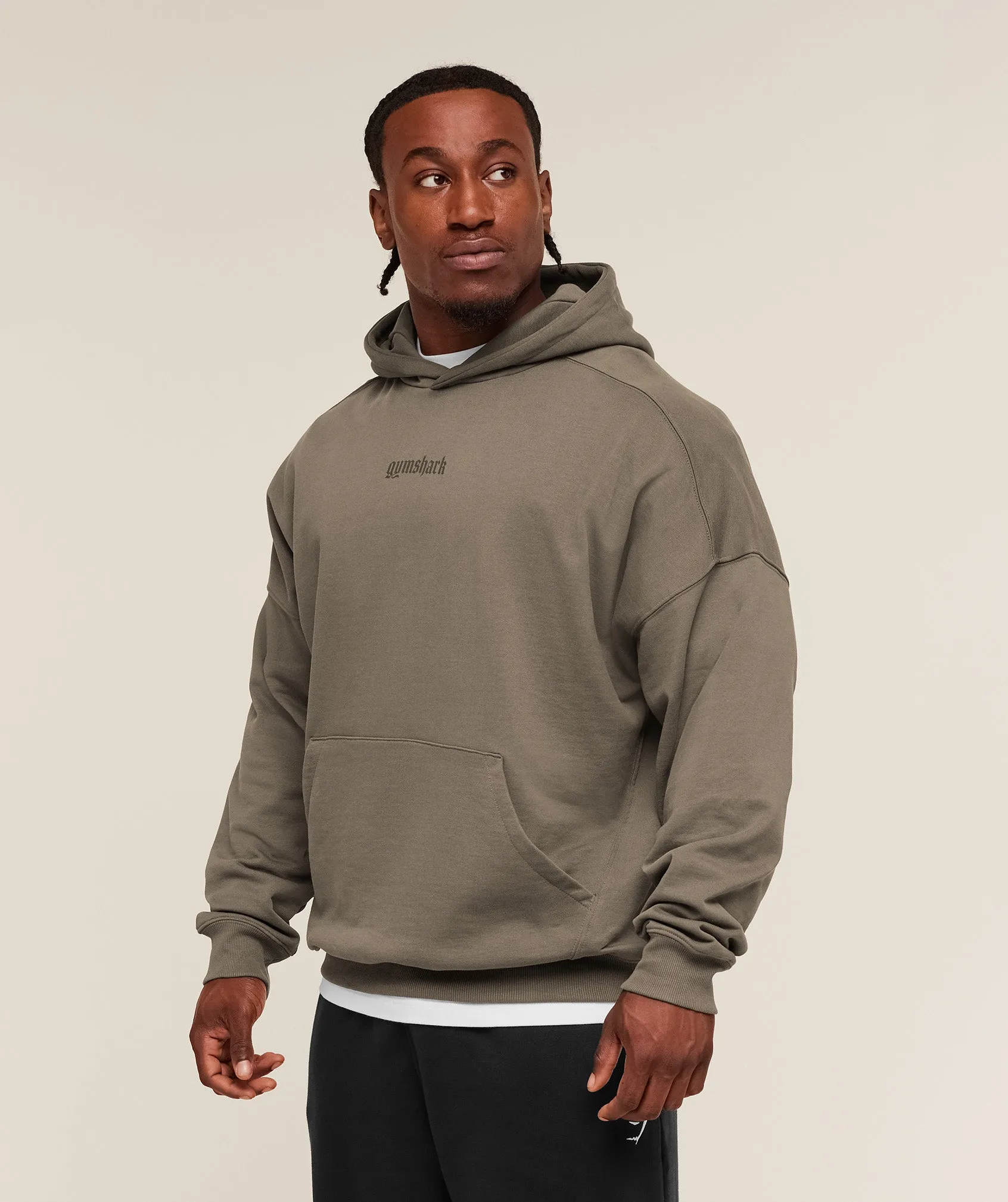 Gymshark Olde English Hoodie - Camo Brown sold by Gymshark product image thumbnail 3